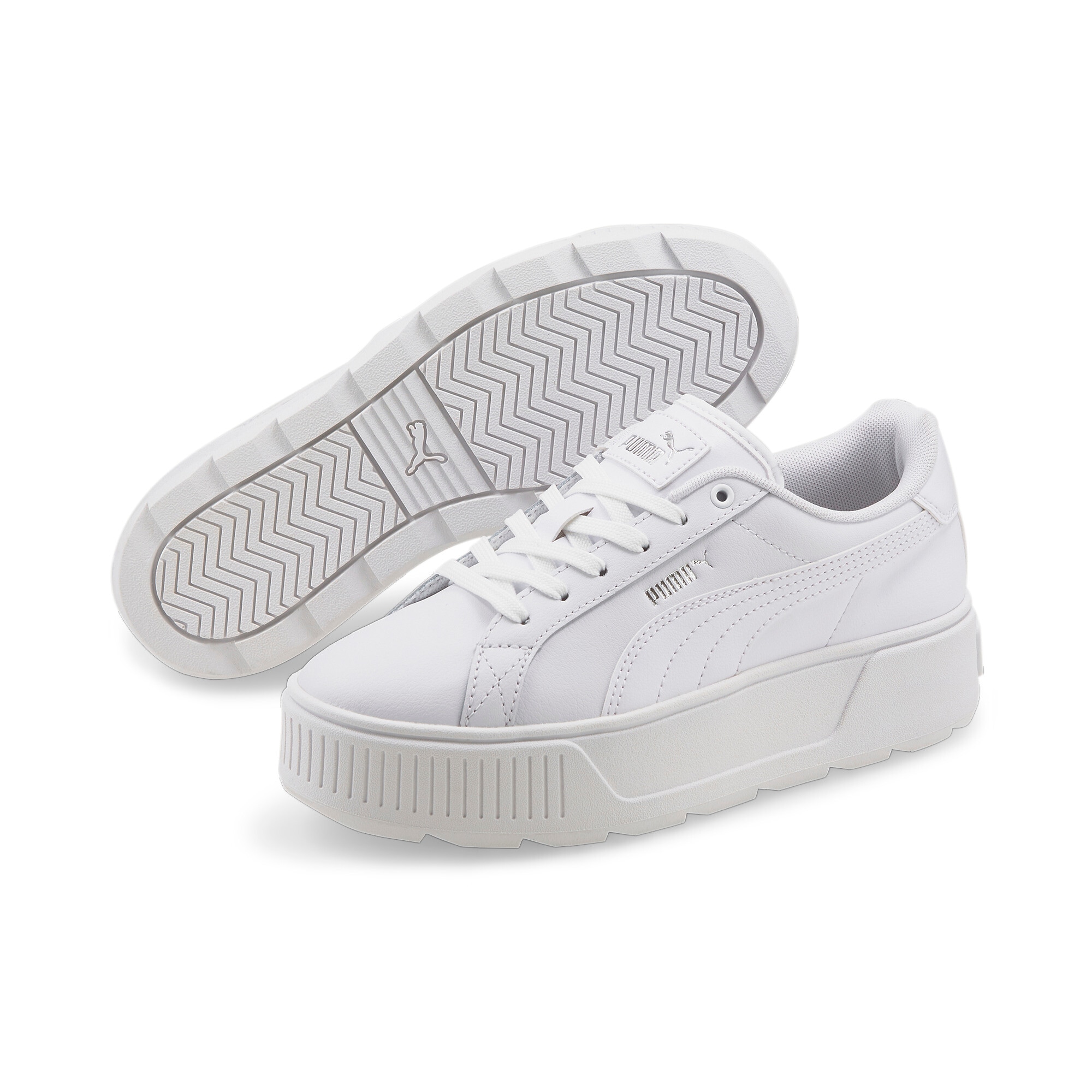 Image of PUMA Sneaker "KARMEN L" mit Schnürverschluss, mit SOFTFOAM+ Dämpfungstechnologie, aus Leder