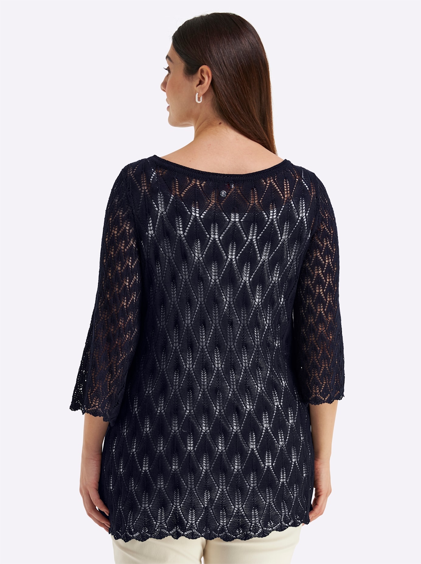 Sheego Pull en tricot »3/4-Arm-Pullover«