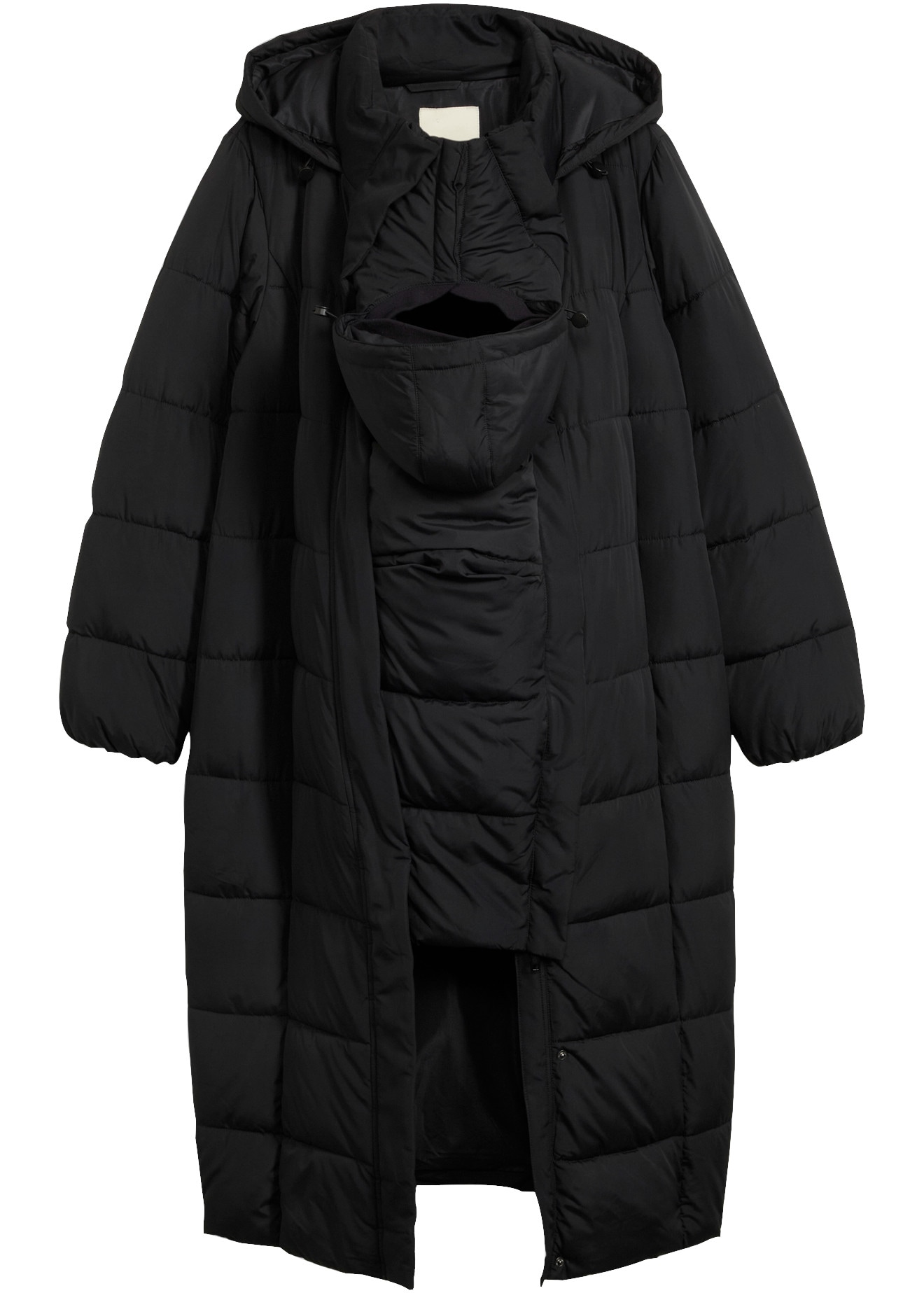 bonprix Umstandsmantel mit warmer Wattierung, in bequemer Oversize-Passform
