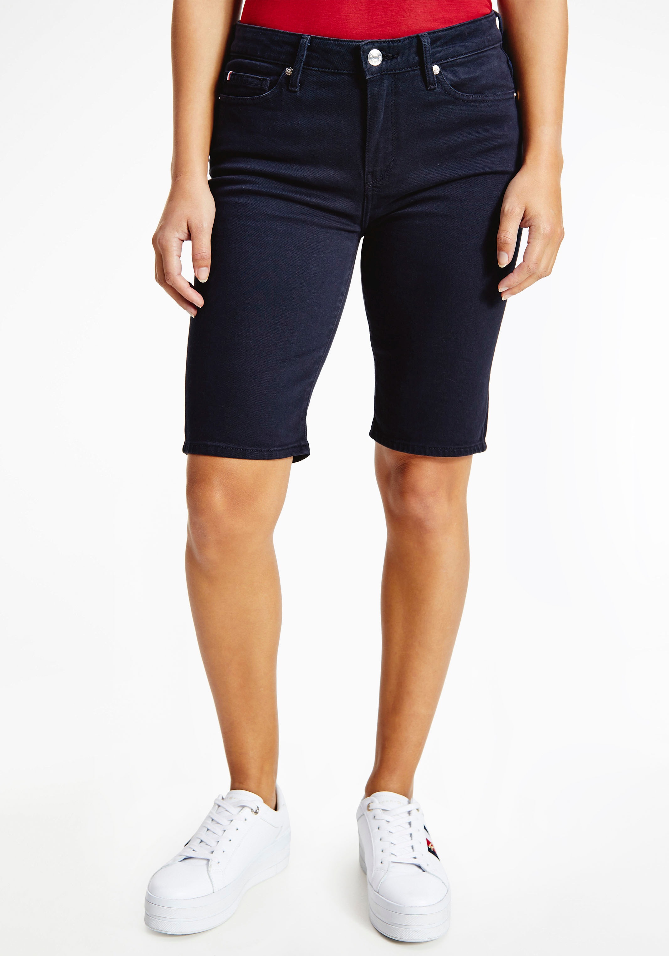 Image of Tommy Hilfiger Bermudas »DNM VENICE BERMUDA CLR«, mit Tommy Hilfiger Markenlabel bei Ackermann Versand Schweiz