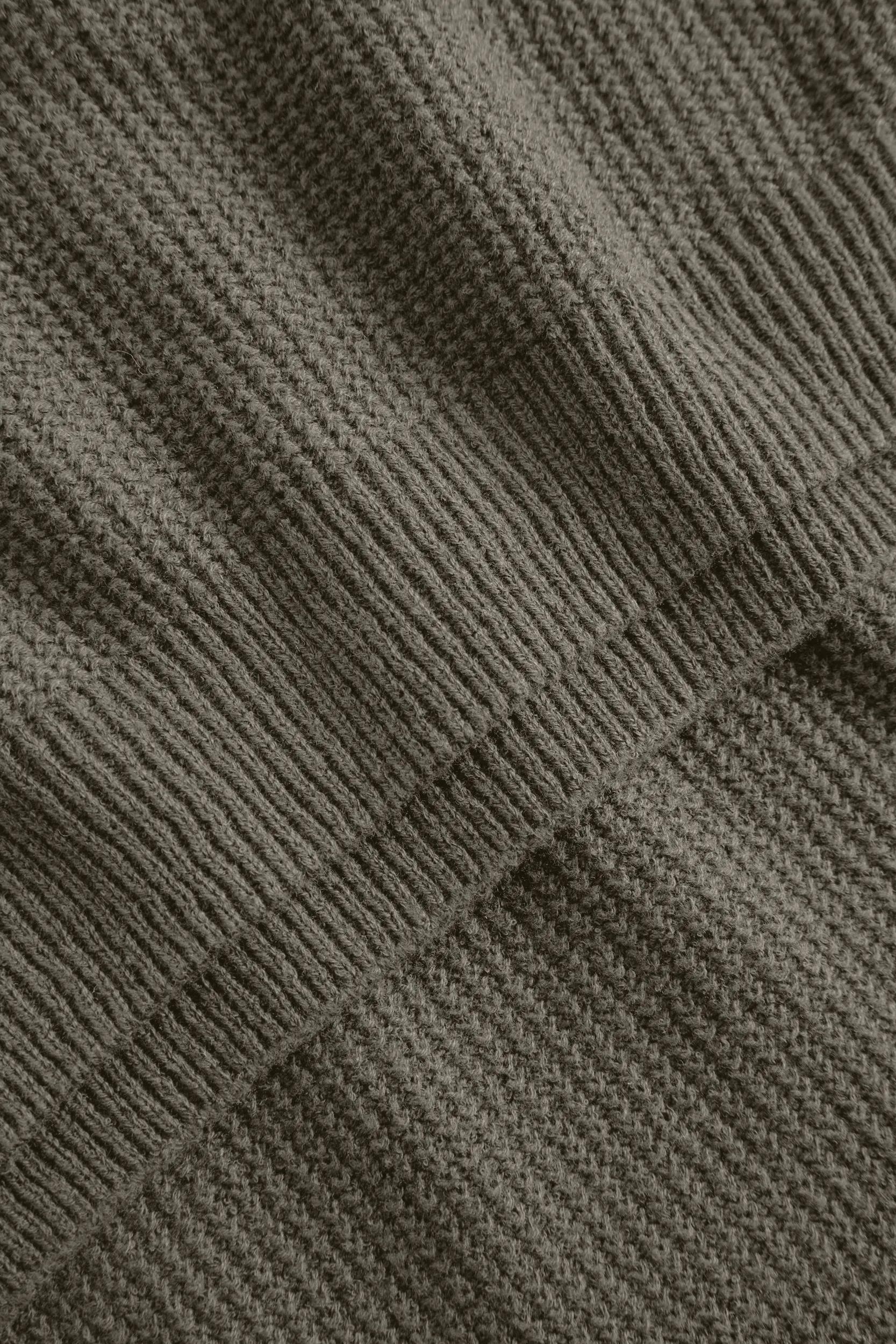 Joop Jeans Pull à col polo »Ove« mit feinem Strukturmuster