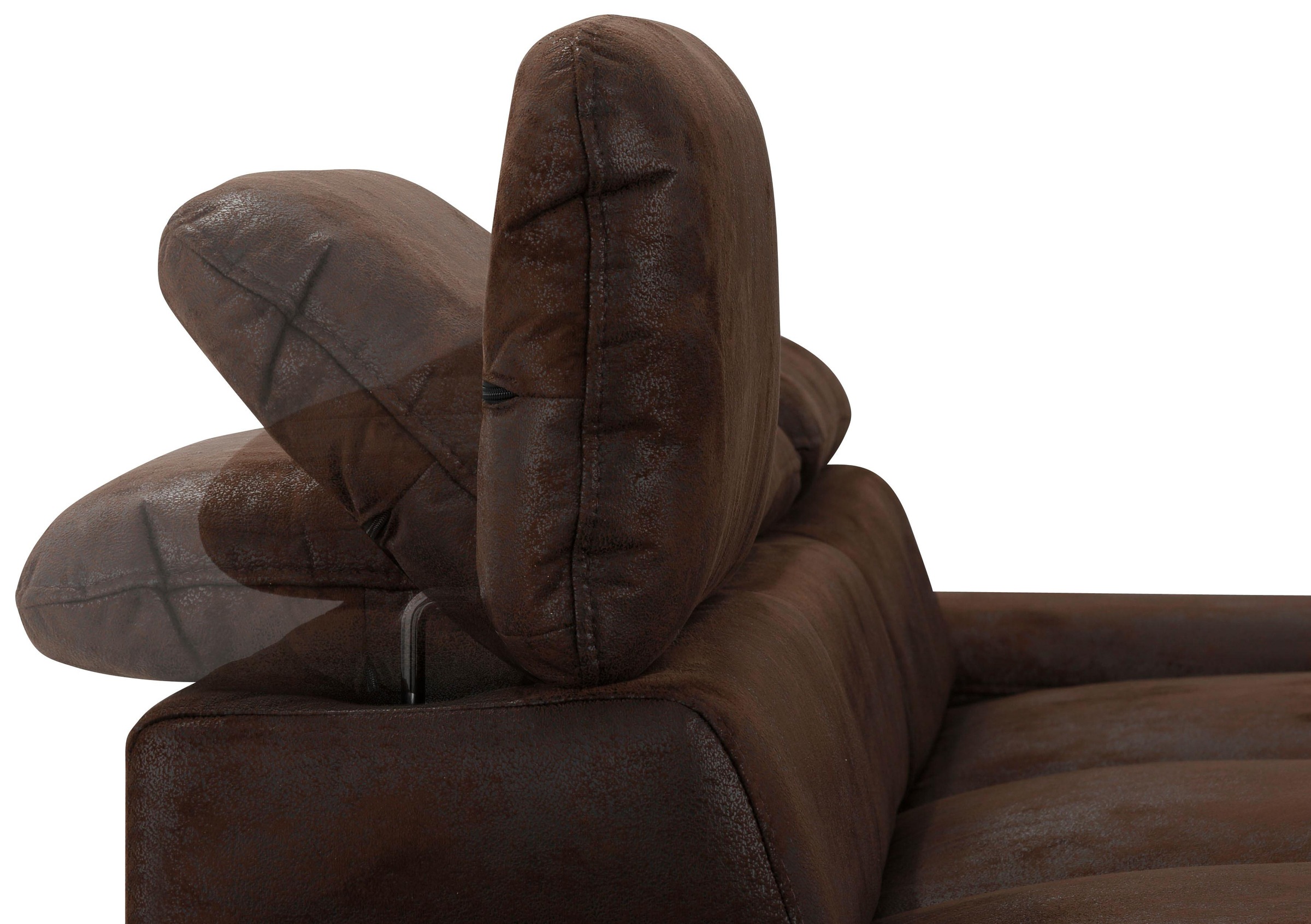 GOODproduct Wohnlandschaft »Alberto U-Form, B: 350 cm, mit Kopfteilverstellung, XXL-Sofa« optional mit Schlaffunktion, Couch mit Lederoption