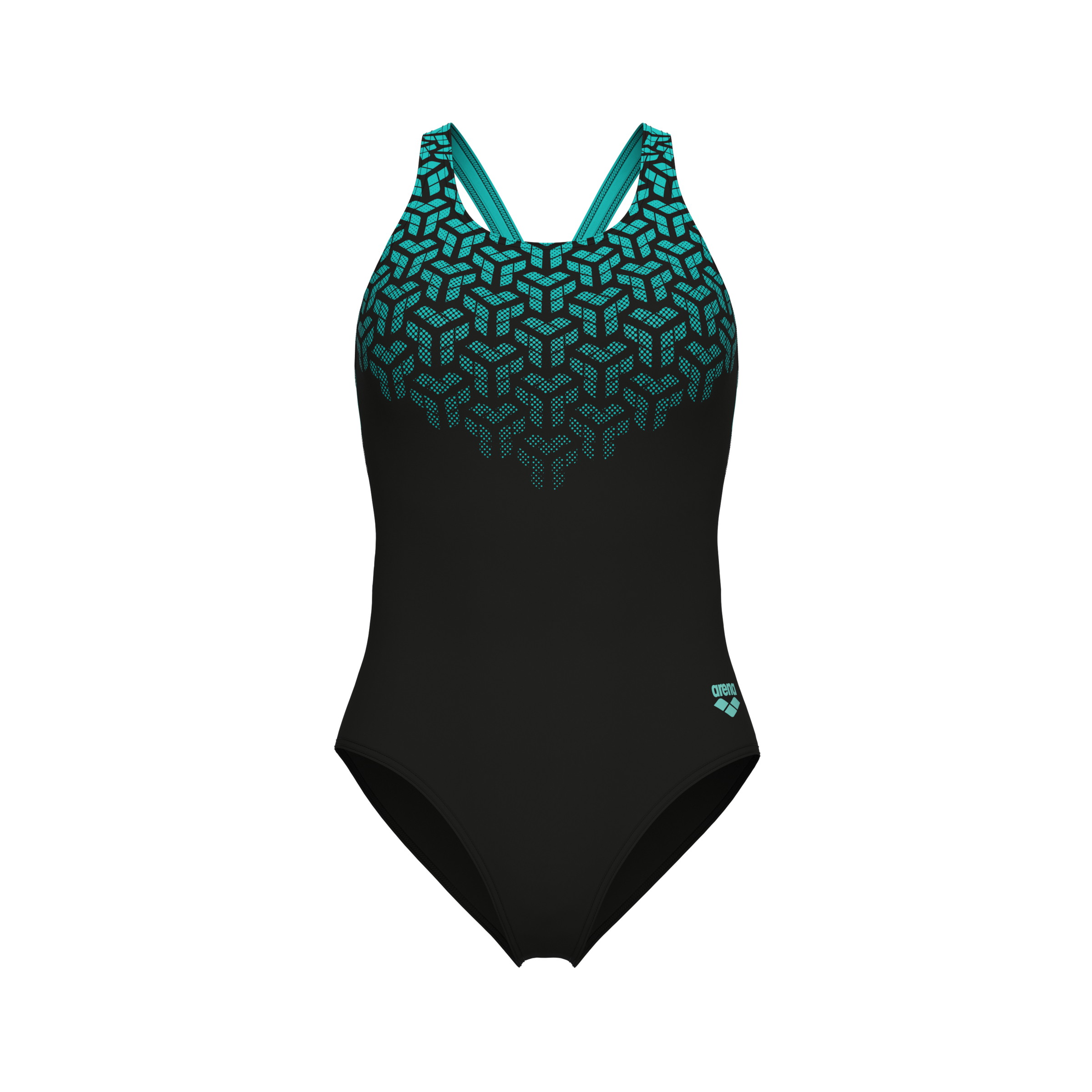 Arena Maillot de bain »WOMEN'S ARENA KIKKO V SWIMSUIT V BACK GRAPHIC« 1 cuis tlg. mit UV-Schutz UPF 50+