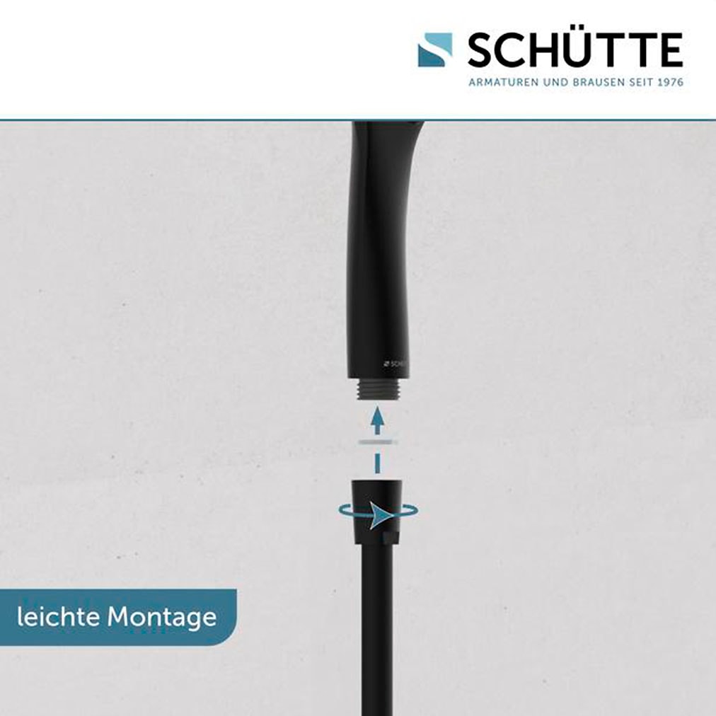 Schütte Garniture de douche »RAVEN« Regendusche, mit Schlauch und Halterung, Wellness-Duschkopf