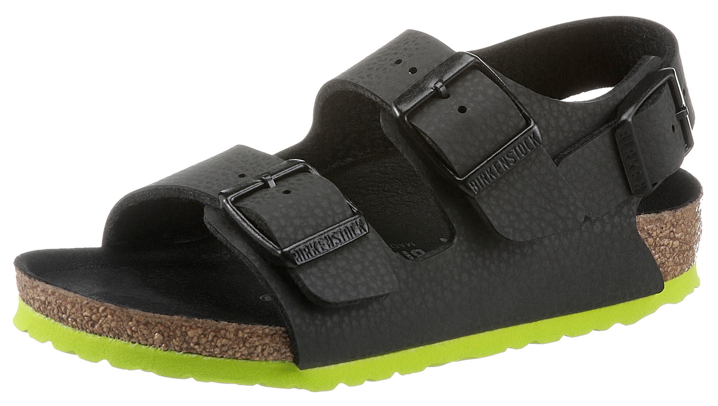 Image of Birkenstock Riemchensandale »Milano kids«, mit kontrastfarbener Laufsohle bei Ackermann Versand Schweiz