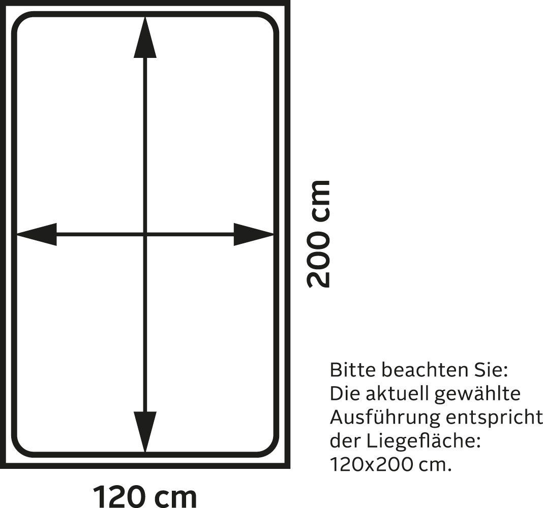 Westfalia Schlafkomfort Boxspringbett, in diversen Ausführungen