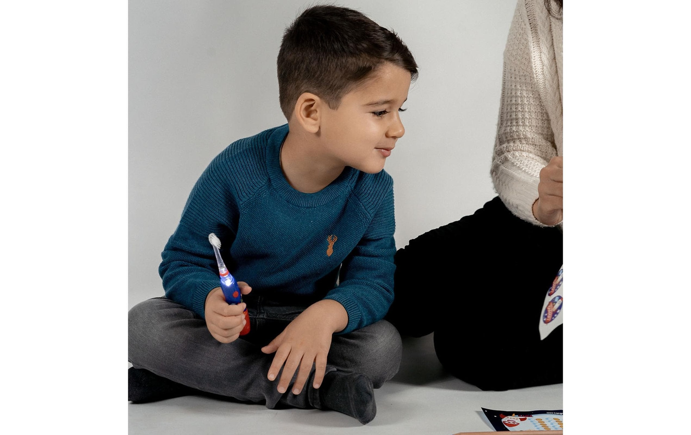 nicht definiert Elektrische Kinderzahnbürste »brush-baby KidzSonic Rakete«