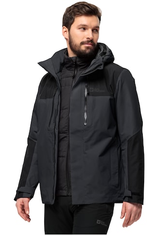 Funktionsjacke »JASPER 3IN1 JKT M«, mit Kapuze