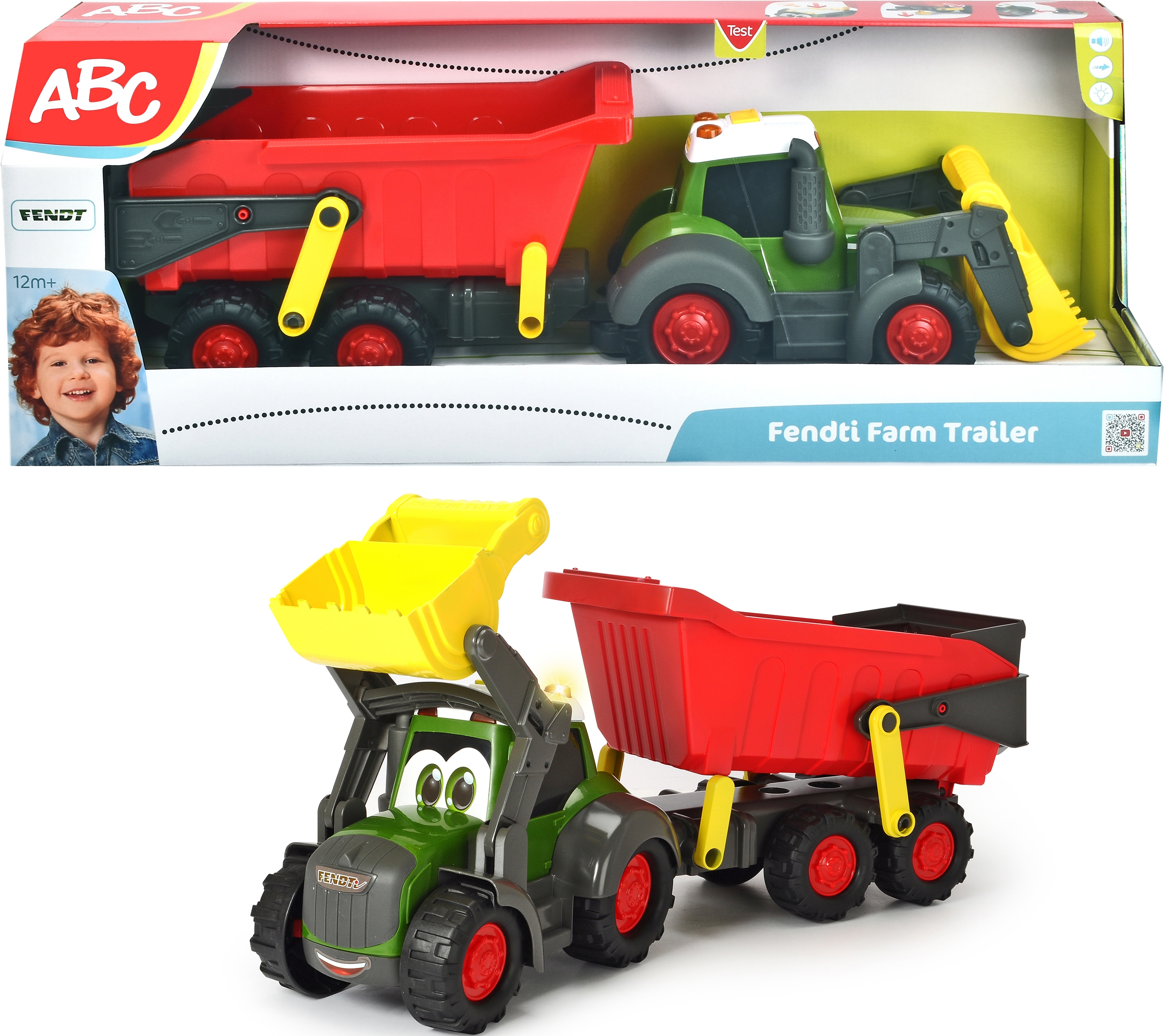 Image of ABC Spielzeug-Traktor »Fendti Farm Trailer«, mit Licht und Sound bei Ackermann Versand Schweiz