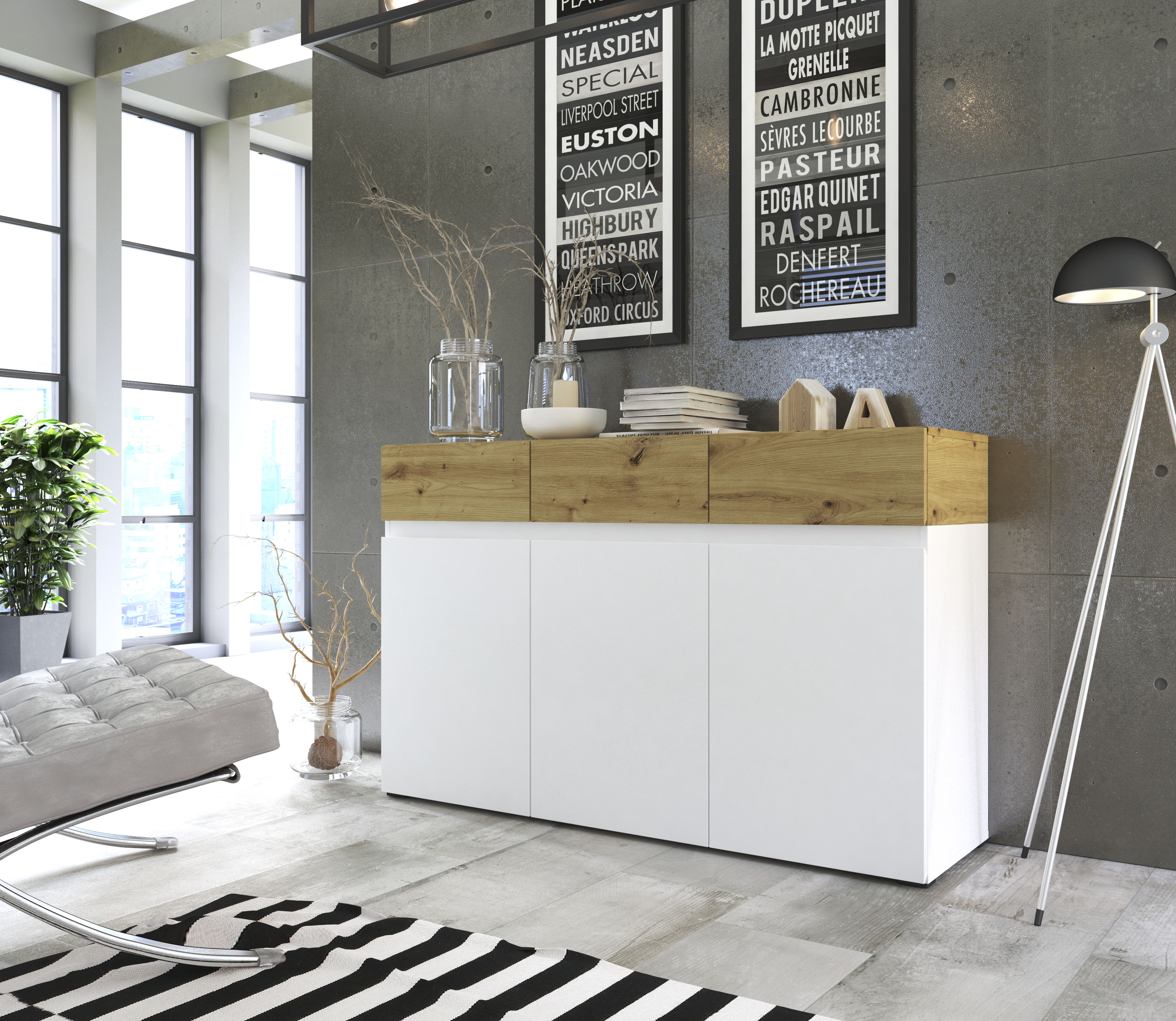 Sideboard »Rimini«, Breite 135 cm