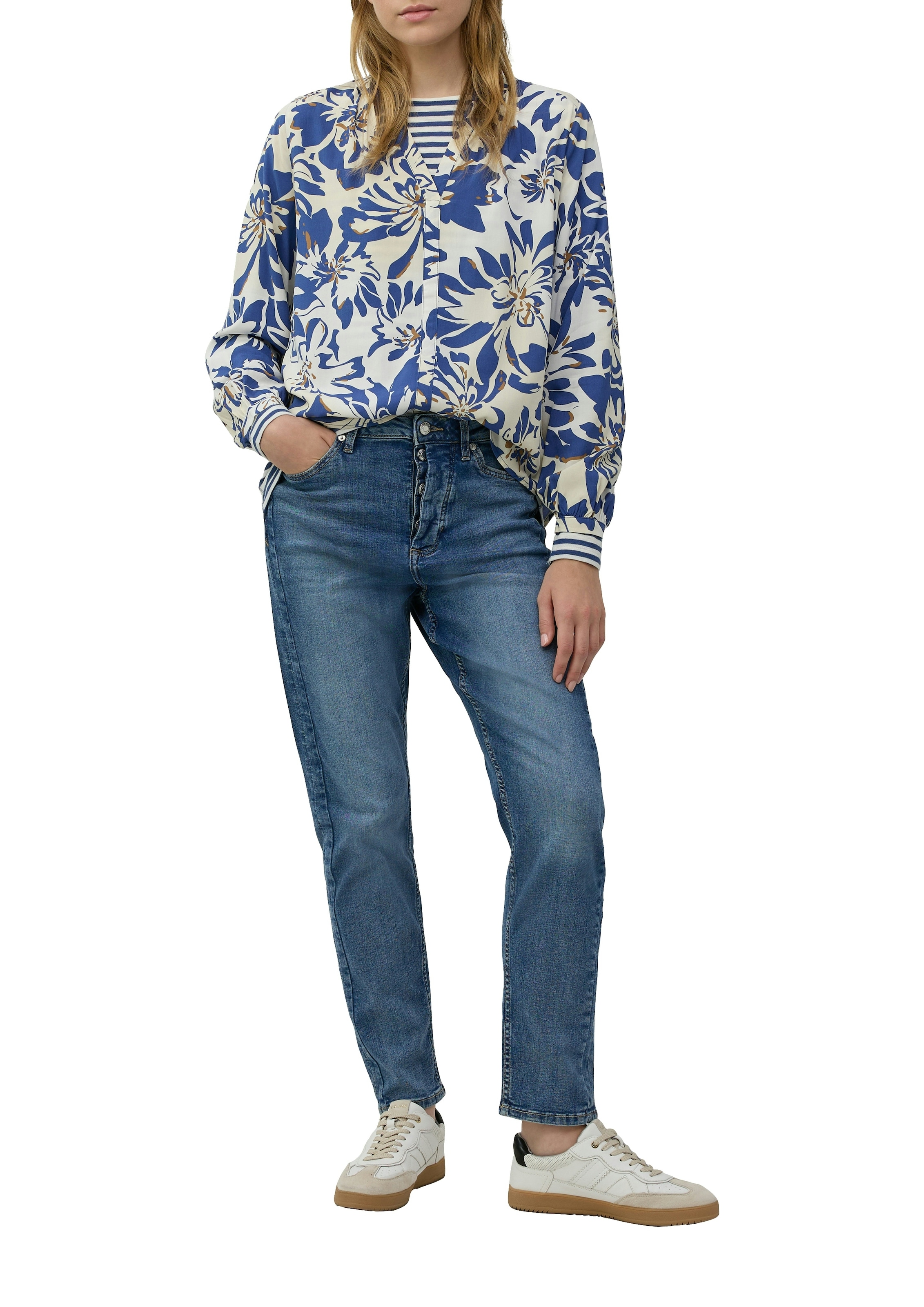 s.Oliver Blouse classique avec imprimé intégral