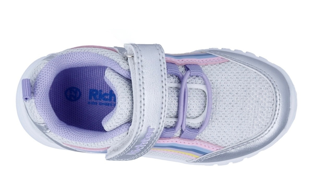 Richter Slip-On Sneaker »Wallaby«  Klettschuh mit Regenbogen-Motiv, Grössenschablone zum Download