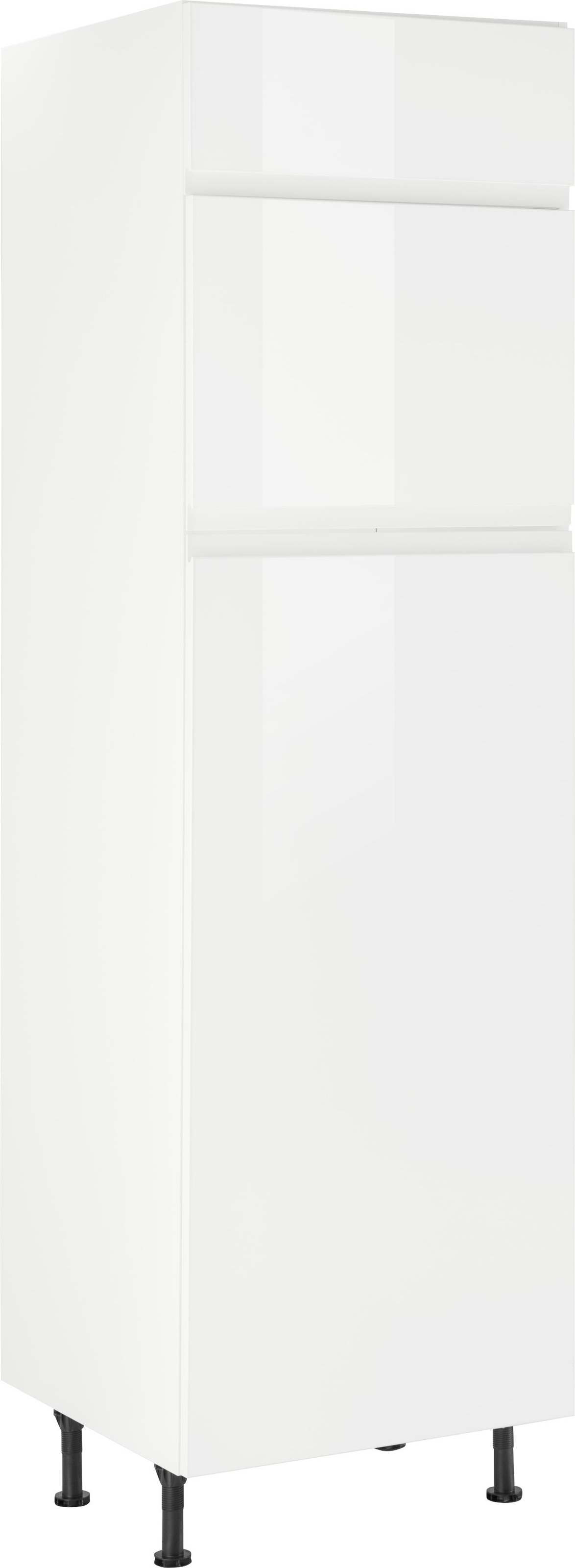 Image of OPTIFIT Kühlumbauschrank »Avio«, für Kühl-/Gefrierkombination, mit Soft-Close-Funktion, hochwertigen Hochglanz-Fronten und höhenverstellbaren Füssen, Breite 60 cm bei Ackermann Versand Schweiz