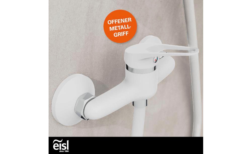 Eisl Robinetterie de douche »SPEED« robinet de salle de bain, mitigeur douche blanc/chrome