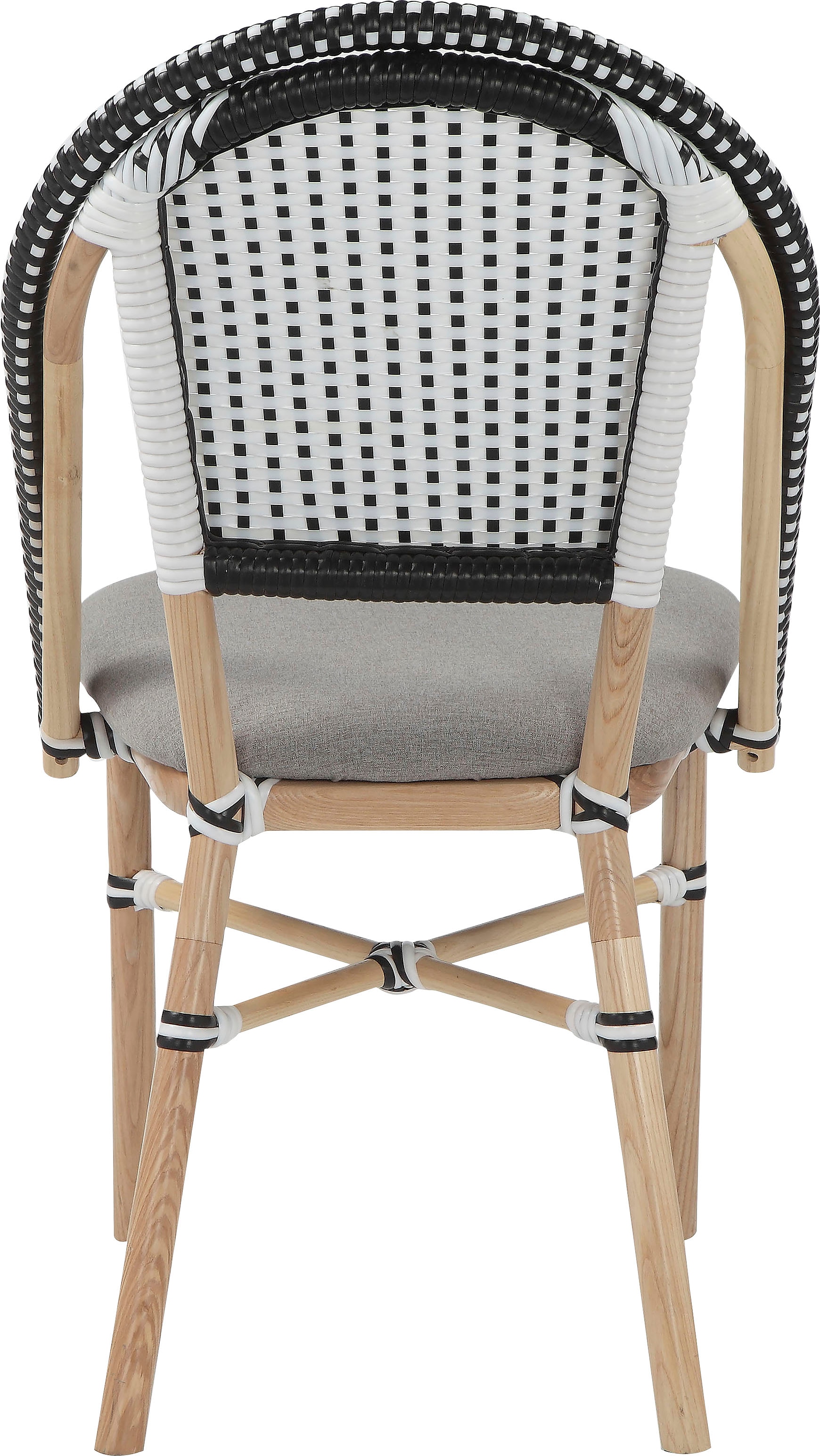 Home affaire Esszimmerstuhl »Rue de Belliard«, 1 St., Webstoff Bezug, massives Eschenholz Beingestell, Sitzhöhe 46,5 cm