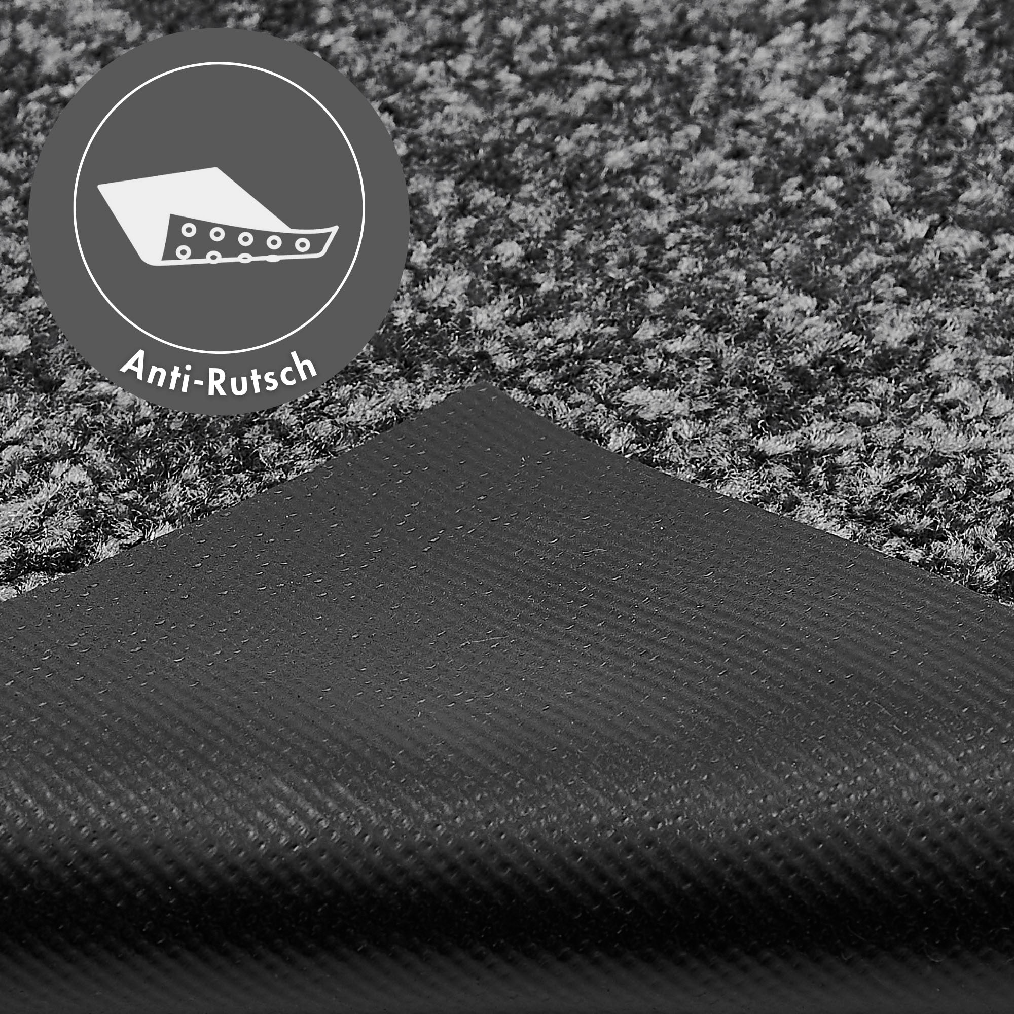 my home Fussmatte »Fresh Step, Made in Belgium«, rechteckig, 9 mm Höhe, für den Eingangsbereich, Uni-Farben, rutschhemmend, robust, waschbar