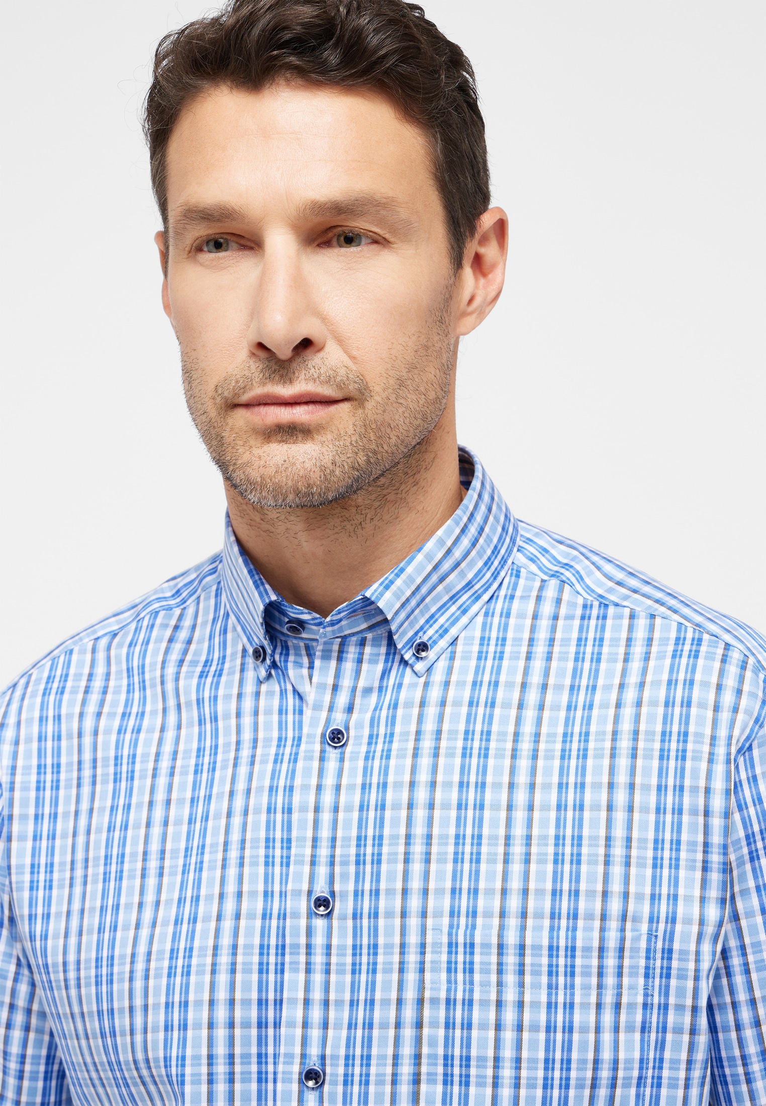 Eterna Chemise à manches longues »MODERN FIT« NON IRON (sans repassage)