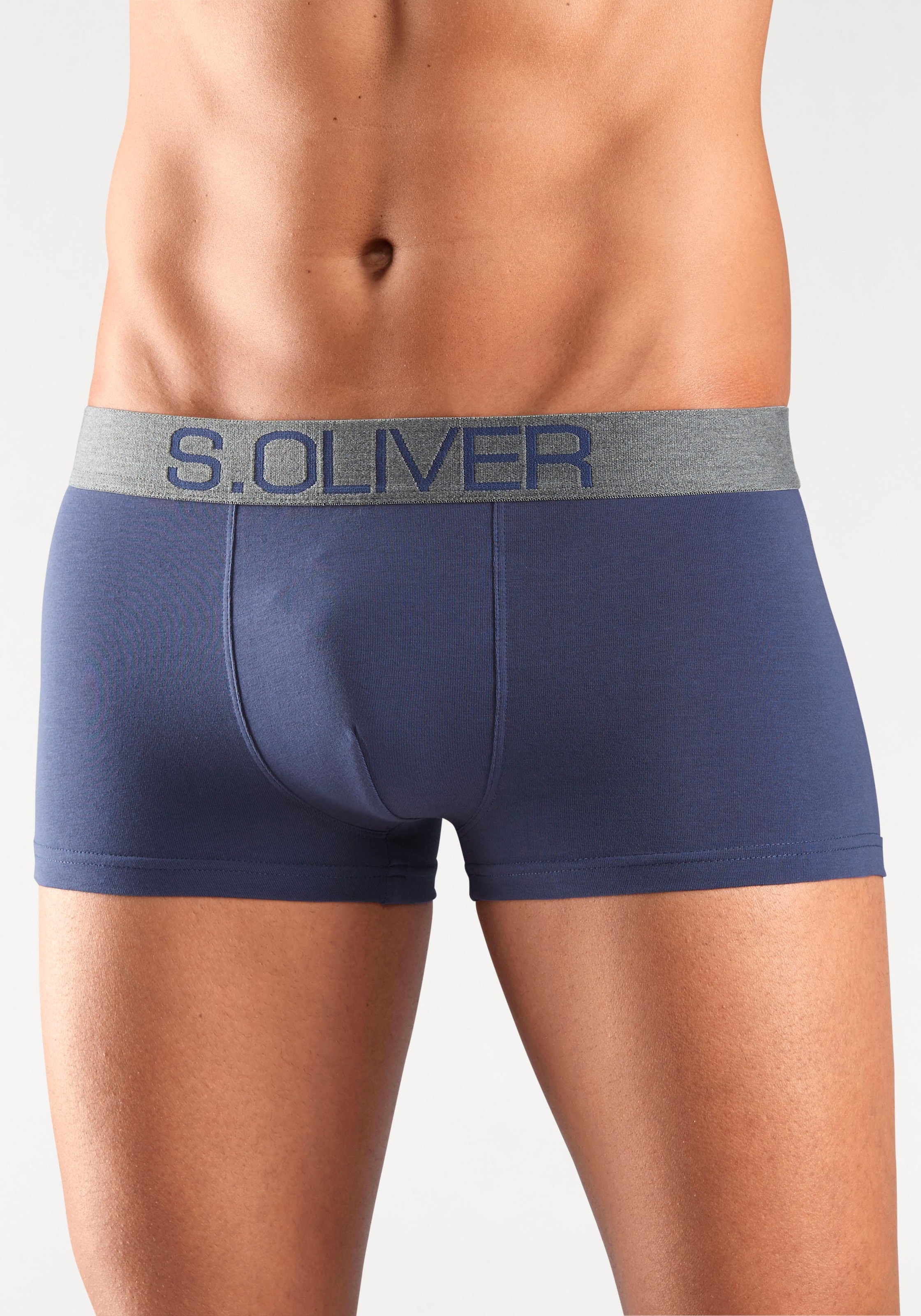 s.Oliver Boxer »Boxershorts für Herren«, (Packung, 4 St.), in Hipster-Form aus Baumwoll-Mix