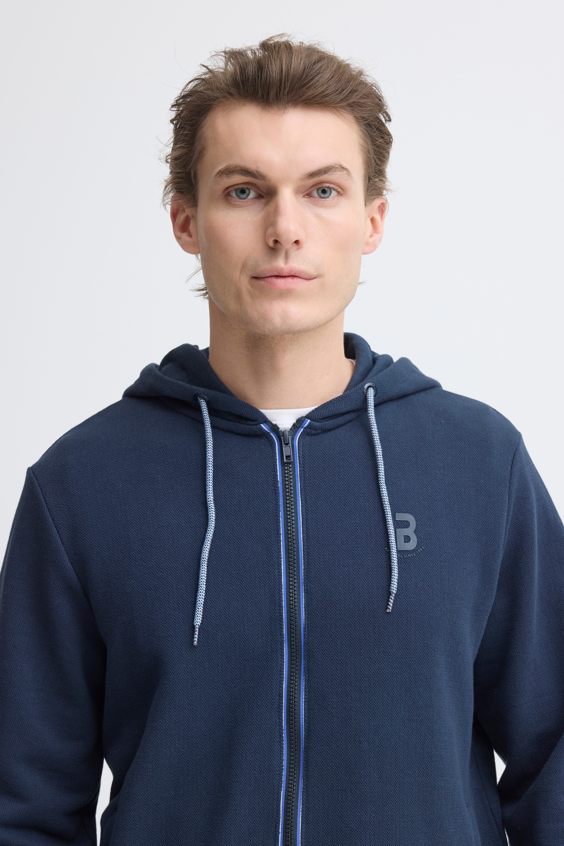 Blend Sweat à capuche »BHJUMA PIQUE ZIPP SWEAT«
