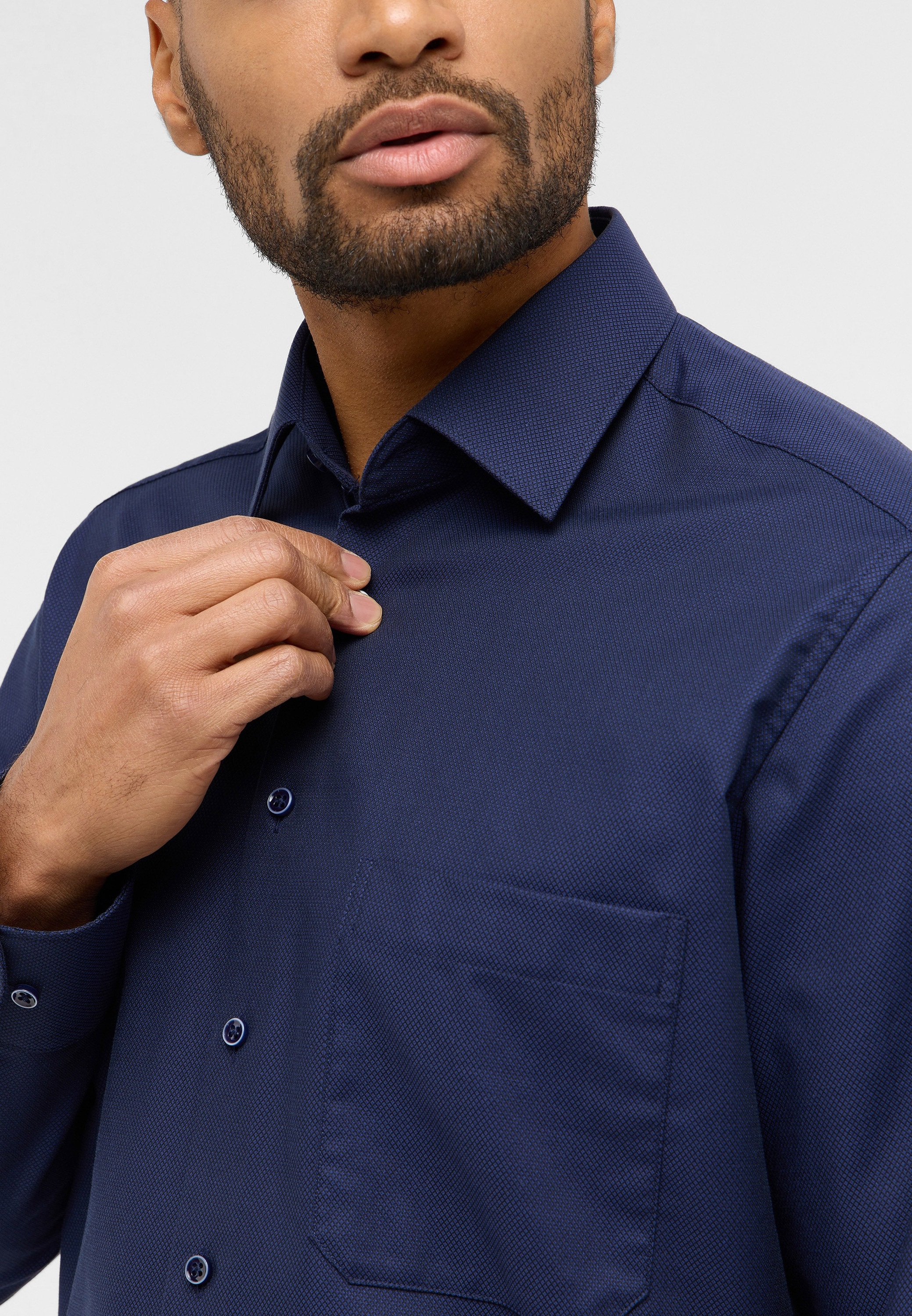 Eterna Langarmhemd »COMFORT FIT« NON IRON (bügelfrei)