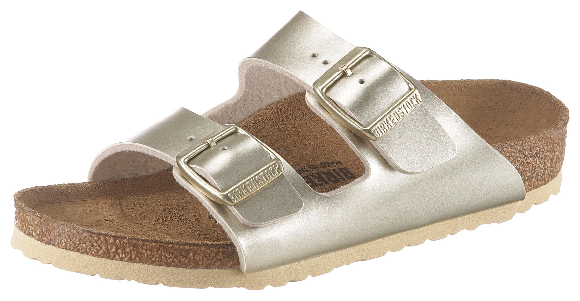 Image of Birkenstock Pantolette »Arizona Electric metallic«, mit verstellbaren Schnallen bei Ackermann Versand Schweiz