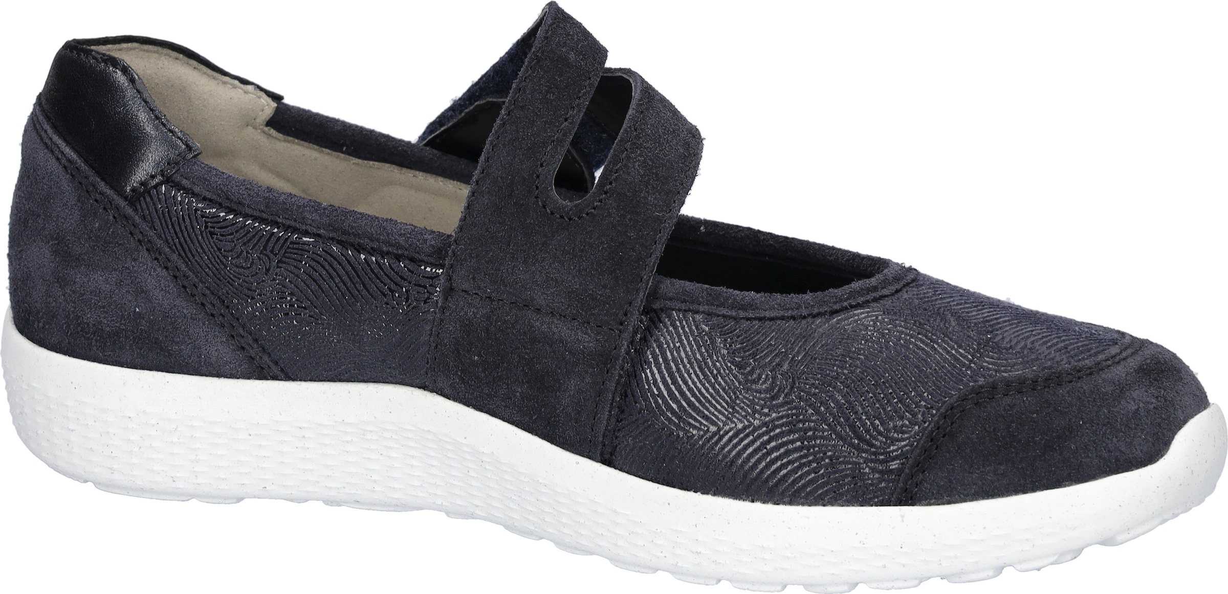 Waldläufer Ballerines à lanières »K-IRA Soft«  Chaussure à enfiler avec bride auto-agrippante, chaussure confortable, largeur K