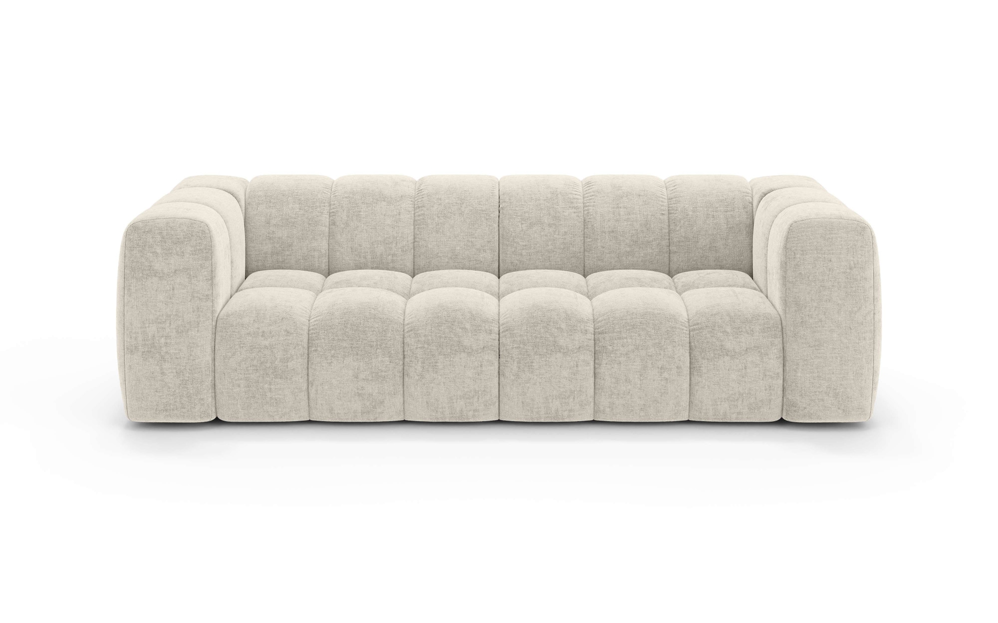 homsy by Ana Johnson Canapé Big »»L« BOUBELLE Design-Sofa mit Steppung, Bubble-Optik, Breite 246 cm« 4-Sitzer mit Wellenunterfederung, L Sitztiefe 63 cm