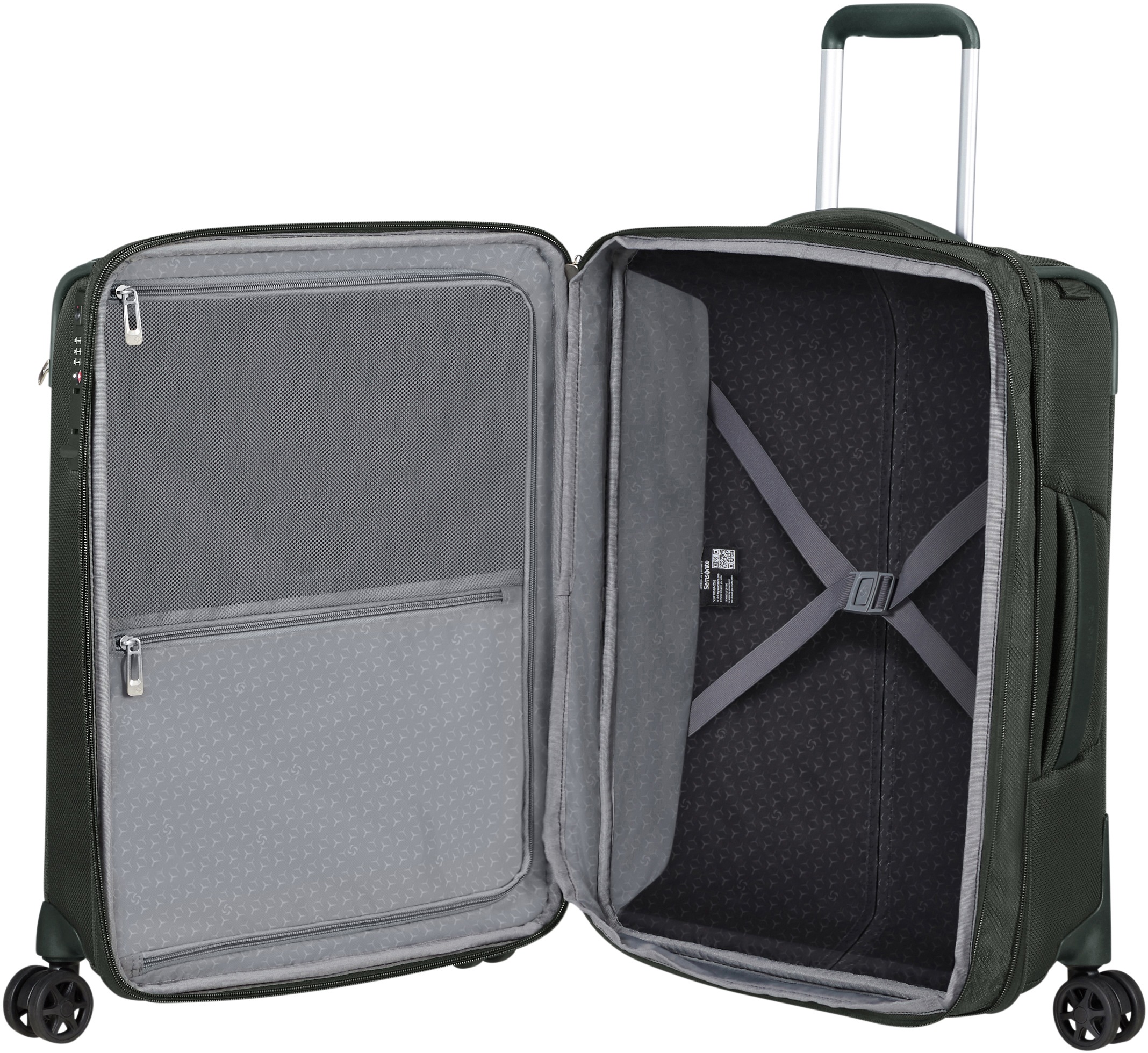 Samsonite Weichgepäck-Trolley »RESPARK exp, verschiedene Grössen und Farben«, 4 Rollen, Reisekoffer Aufgabegepäck Reisegepäck mit Volumenerweiterung