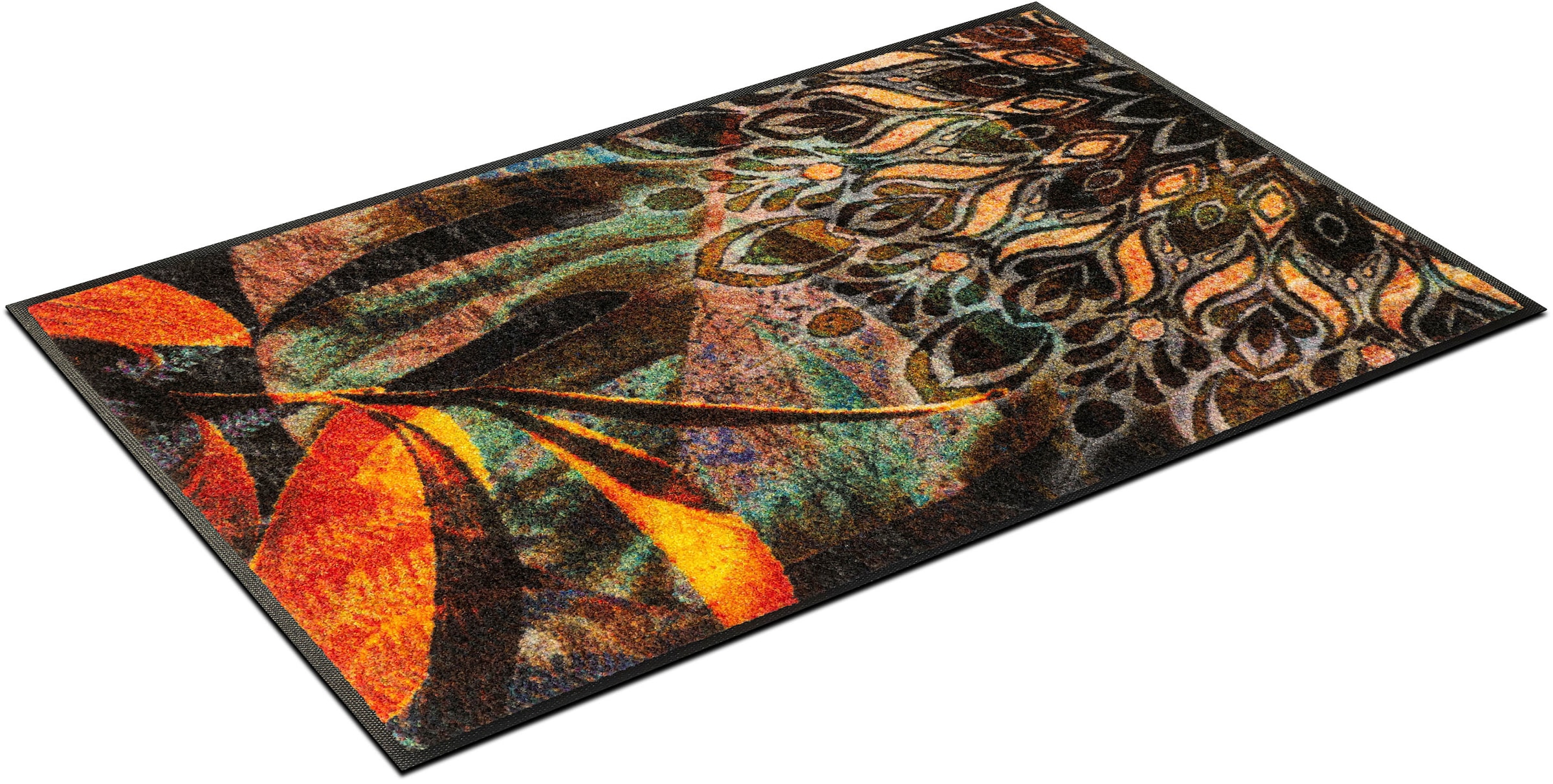 wash+dry by Kleen-Tex Tapis de sol »Jungle Dance« Rectangulaire 7 mm Höhe