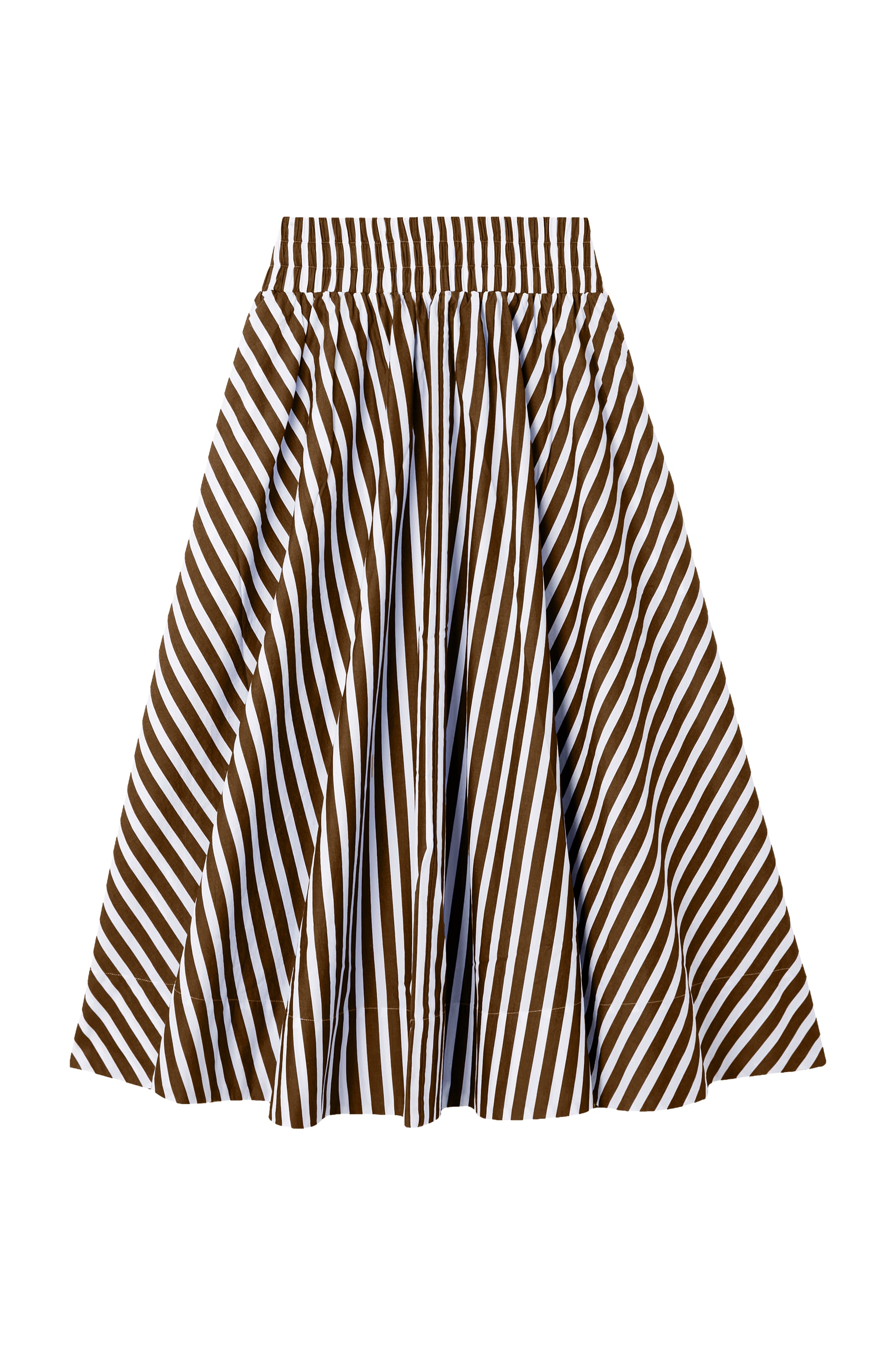 RICHROYAL Jupe midi coupe régulière avec ceinture élastique