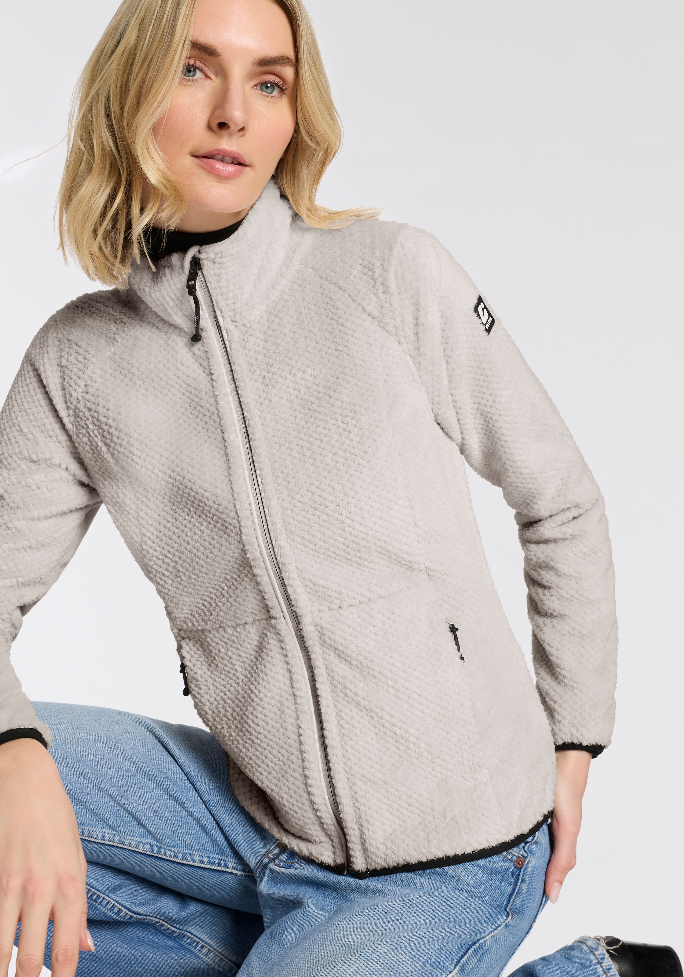 Killtec Veste polaire »KOW 6 WMN KNTFLC JCKT« 1 cuis tlg. Übergangsjacke, windabweisend, mit Stehkragen