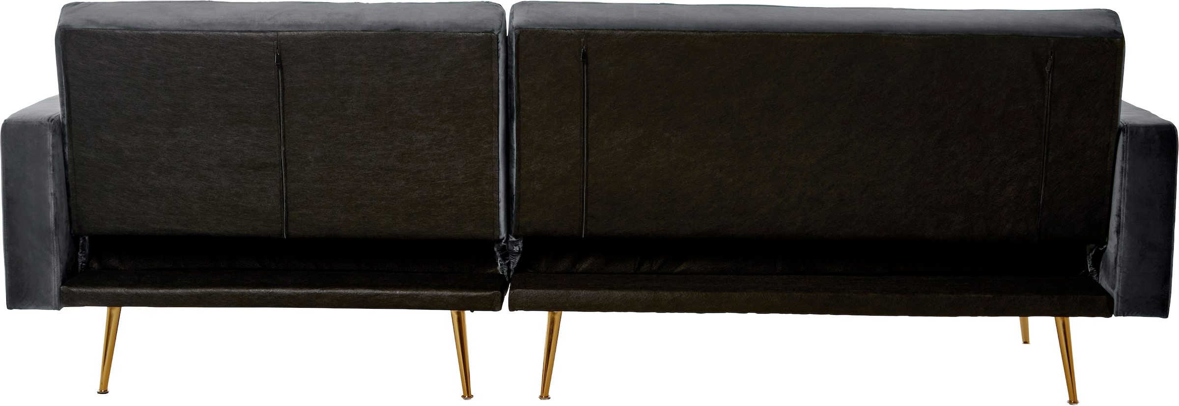 Jahnke Canapé d'angle »CHILLAX POSH CORNER« avec fonction couchage, montage réversible, 244 x 150 cm