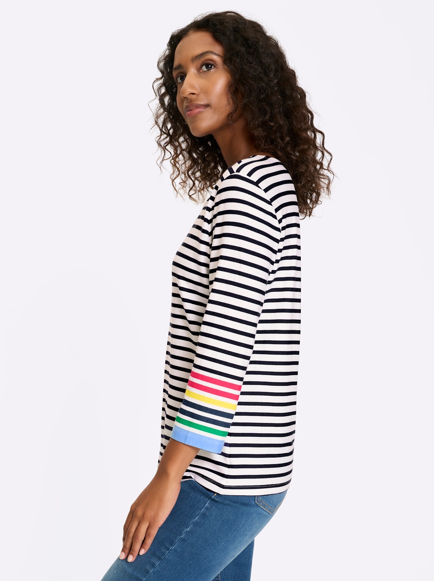 heine T-shirt à manches 3/4 »Ringelshirt« 1 pièces