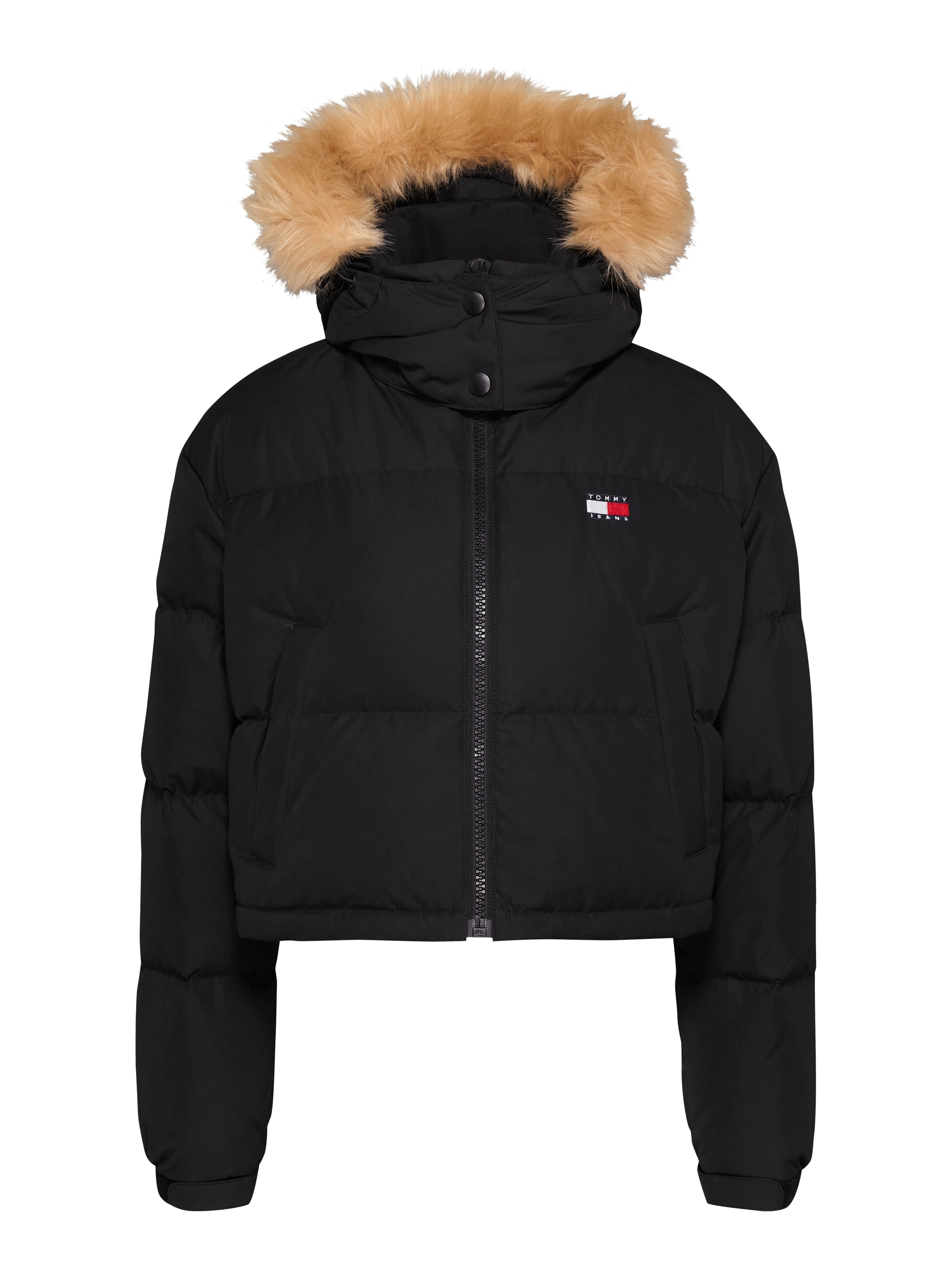 Steppjacke »TJW CRP ALASKA FAUX FUR HOOD«, mit Kapuze, mit Fellimitat