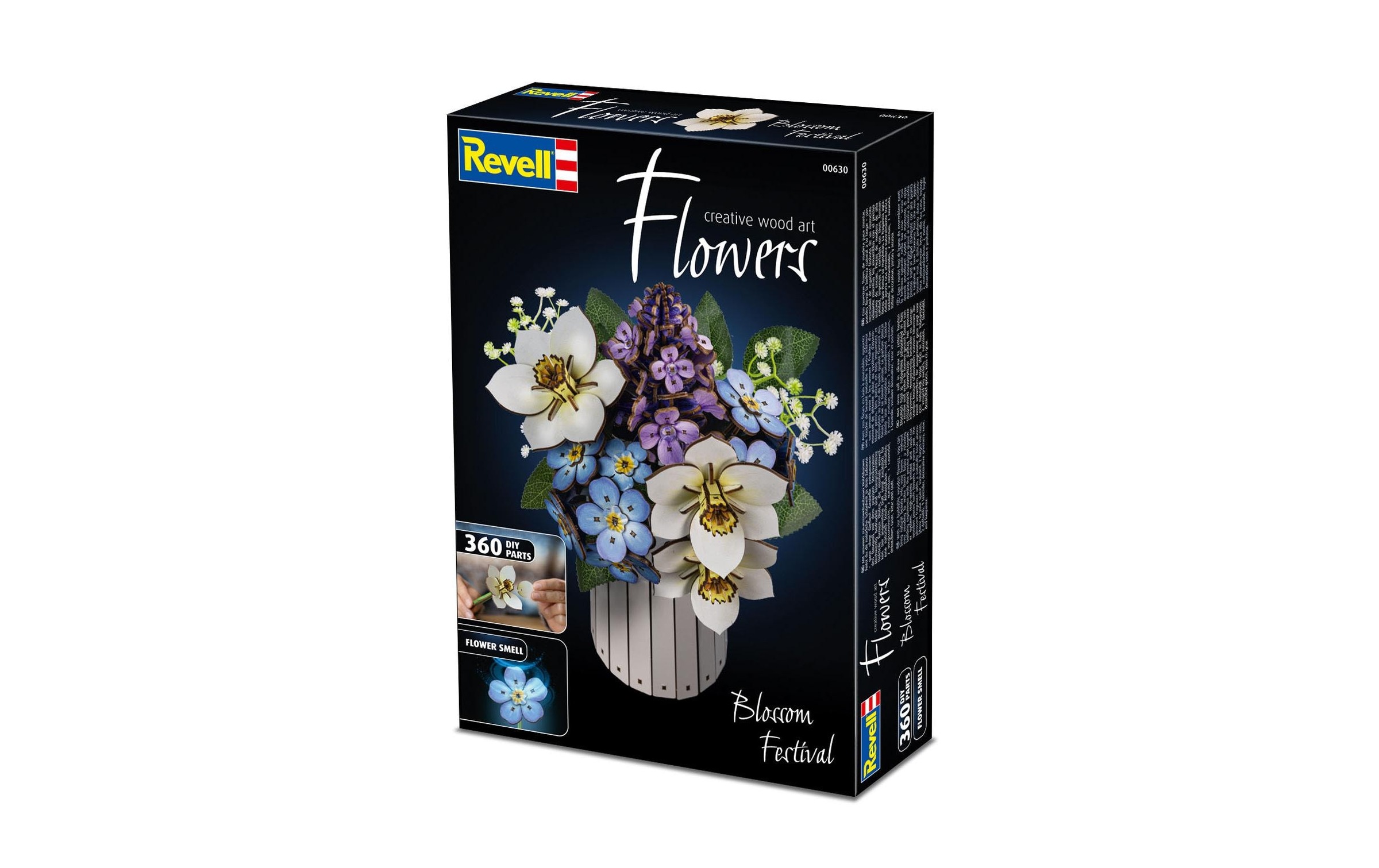 Revell® Modellbausatz »Blossom Festival Holzblumenstrauss mit Vase und Duft« 363 Stk. tlg.