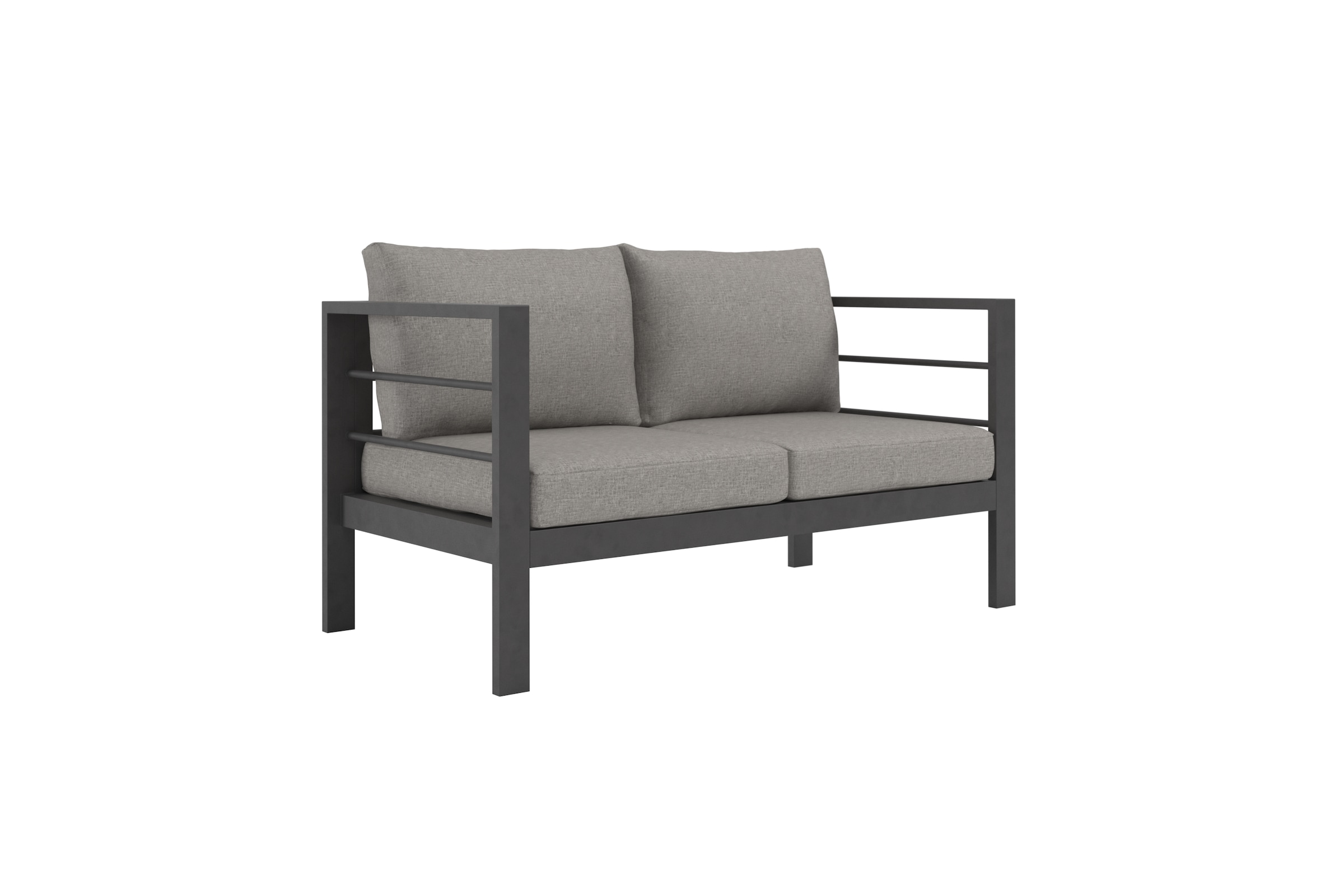 KONIFERA Gartenlounge-Set »»New Jersey«« Set, 1x2er Sofa, 2 Sessel, Tisch 62x110x41 cm, inkl. Auflagen, 12 Stk. tlg. Tischplatte aus Nonwood