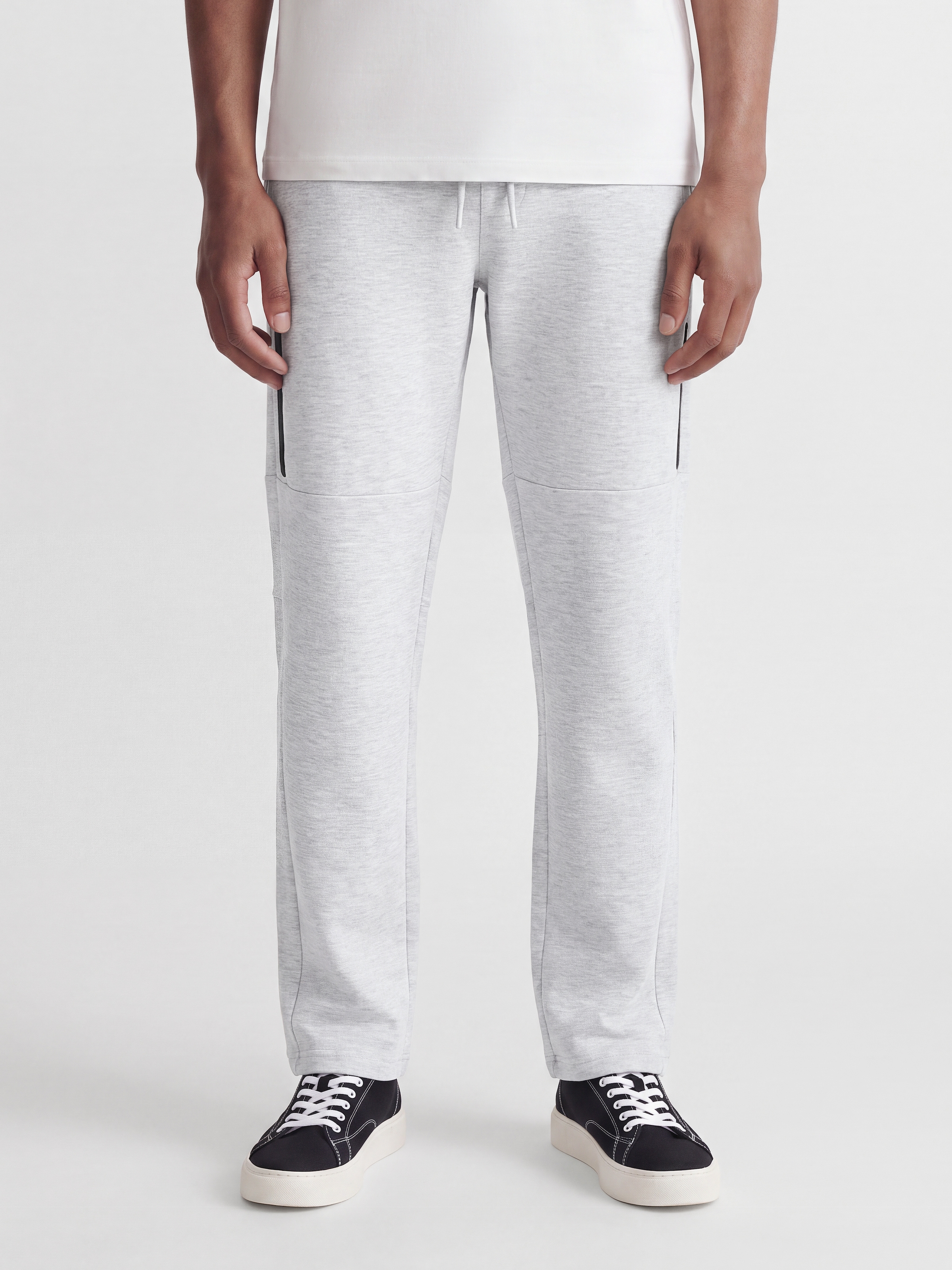 Image of Jack & Jones Sweathose "JPSTGORDON FUSION UNC SWEAT PANTS SN" Materialmix, regular fit