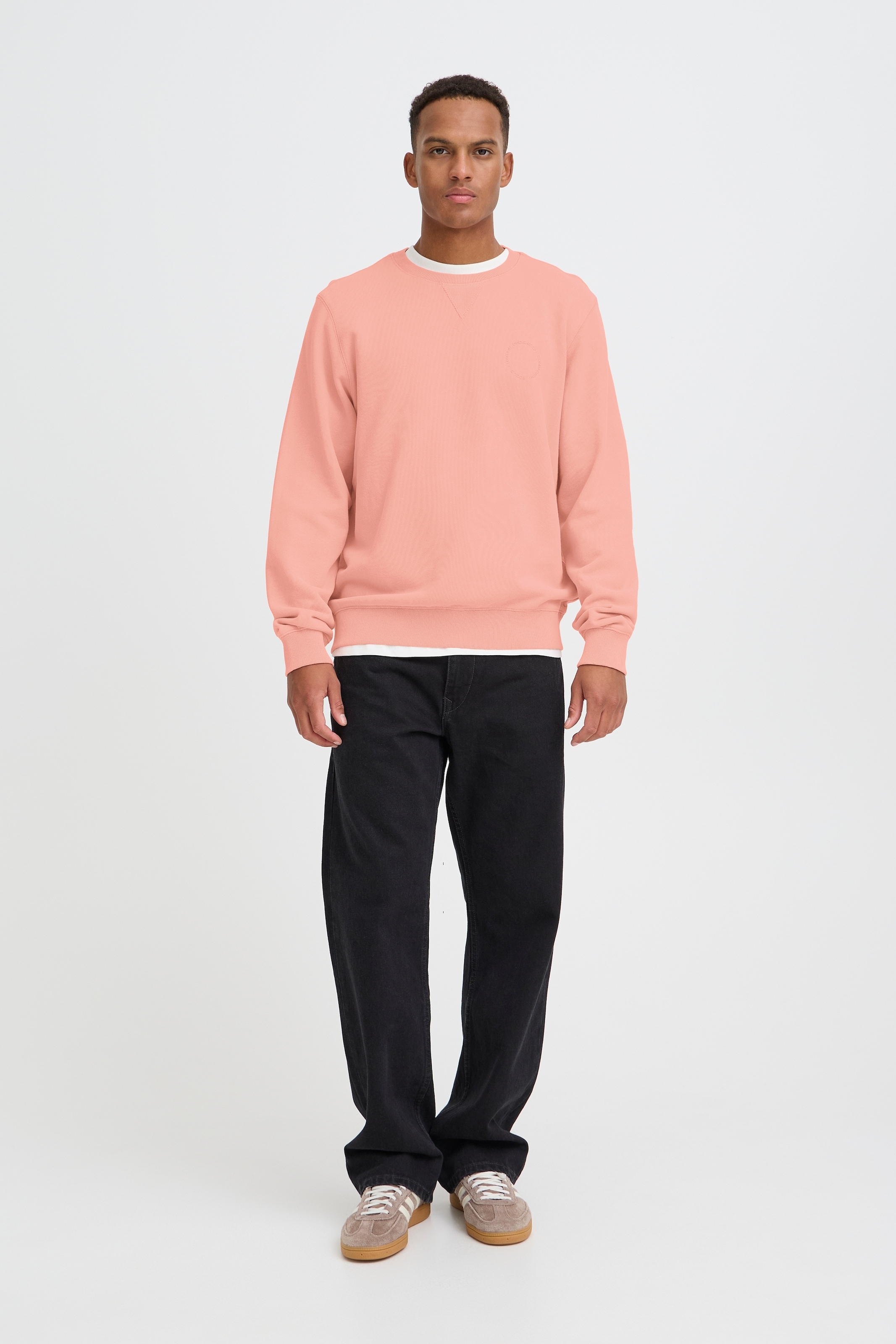Image of Blend Sweatshirt "BHFACTOR CREW SWEATSHIRT", aus Baumwolle und Sweatware, Regular Fit, mit Rundhalsausschnitt