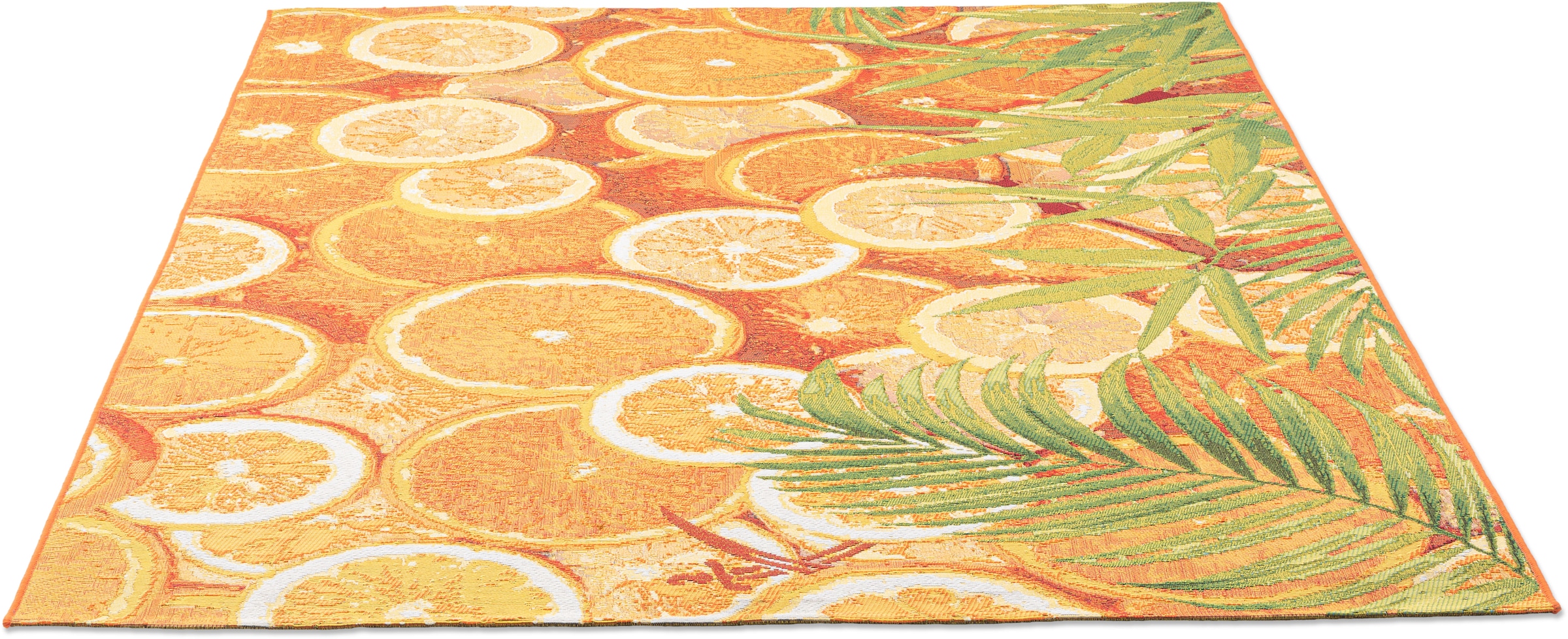 Image of Sansibar Teppich "Rantum Beach 001" rechteckig 5 mm Höhe Flachgewebe, modernes Sommer Design, In- und Outdoor geeignet