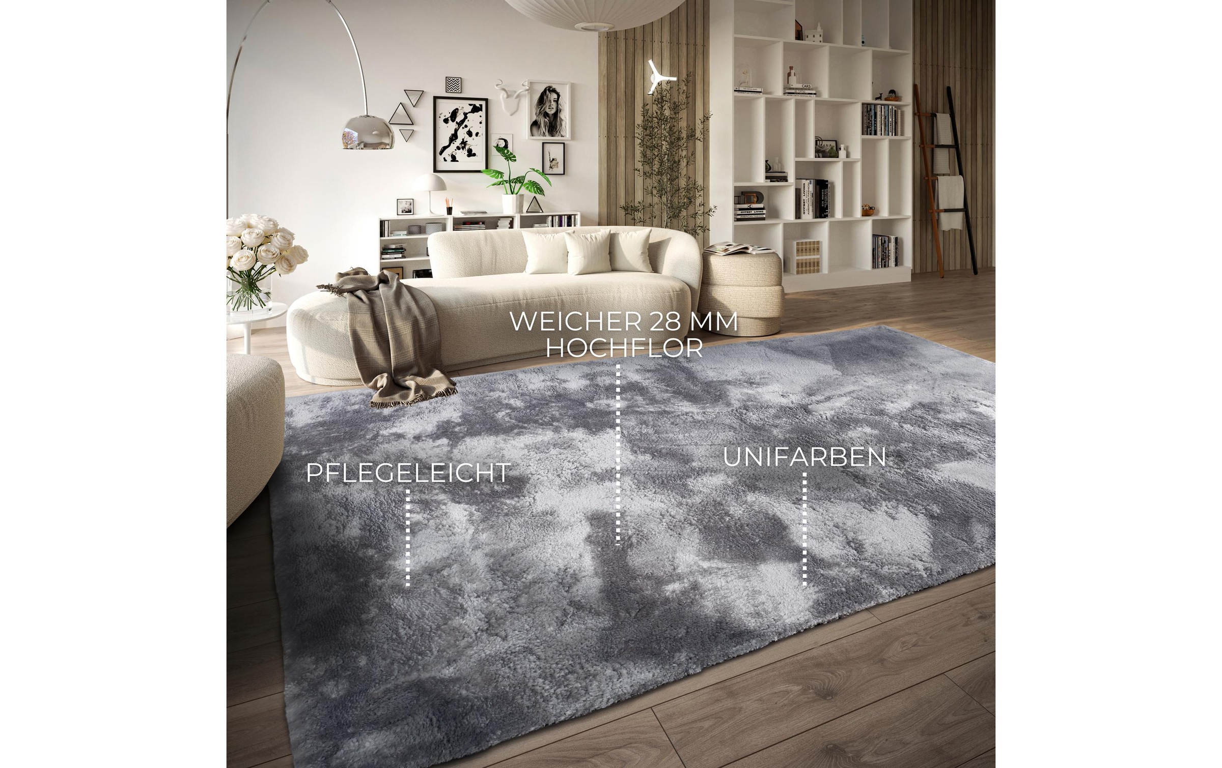ELLE DECORATION Teppich »Calida 160 cm x 230 cm«