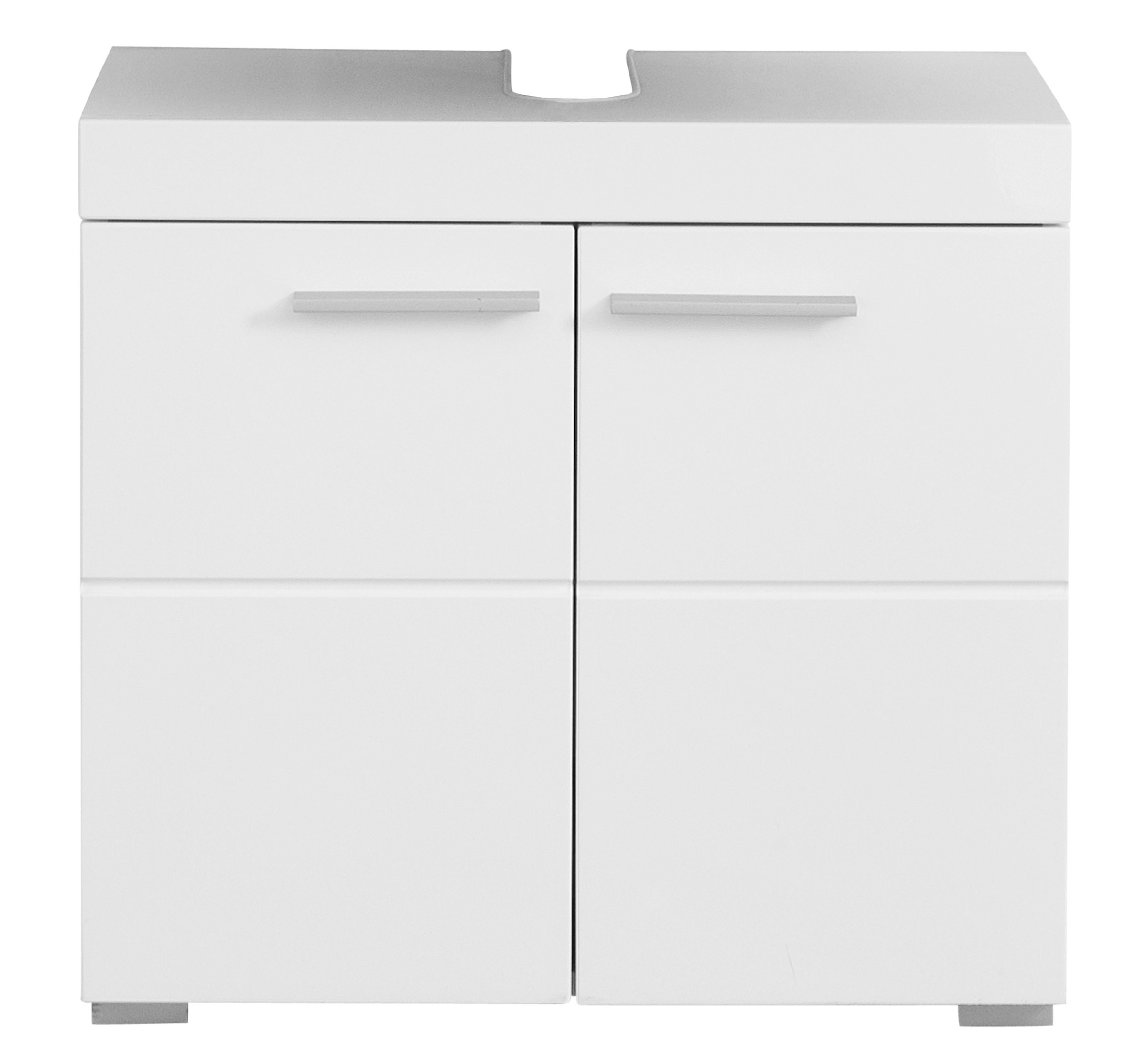 Image of welltime Waschbeckenunterschrank "Avena" Waschtisch 2türig- Aussparung 26/8 cm - (B/T/H) 60/34/56 cm