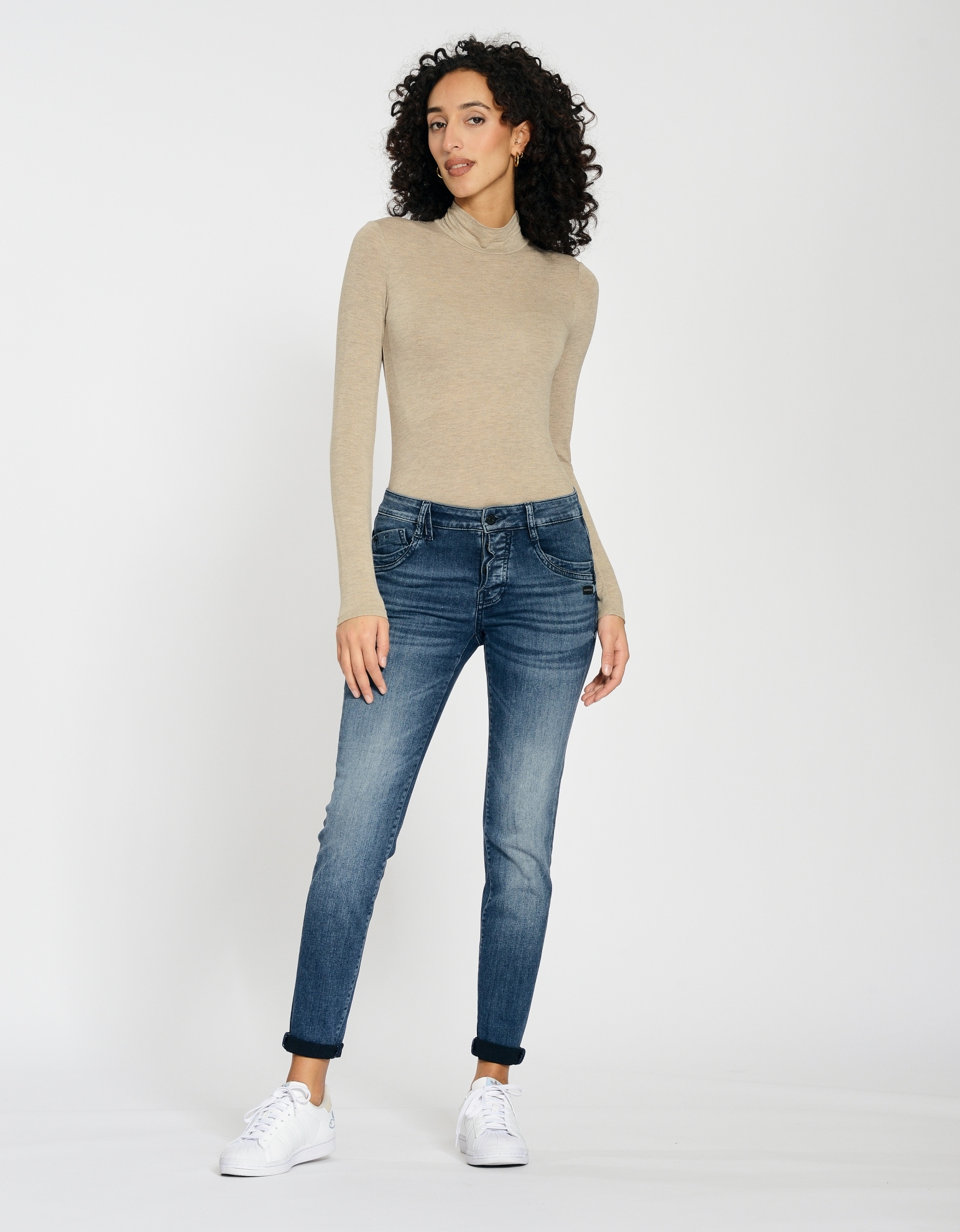 GANG Relax-fit-Jeans »94GERDA«, mit besonderer Struktur