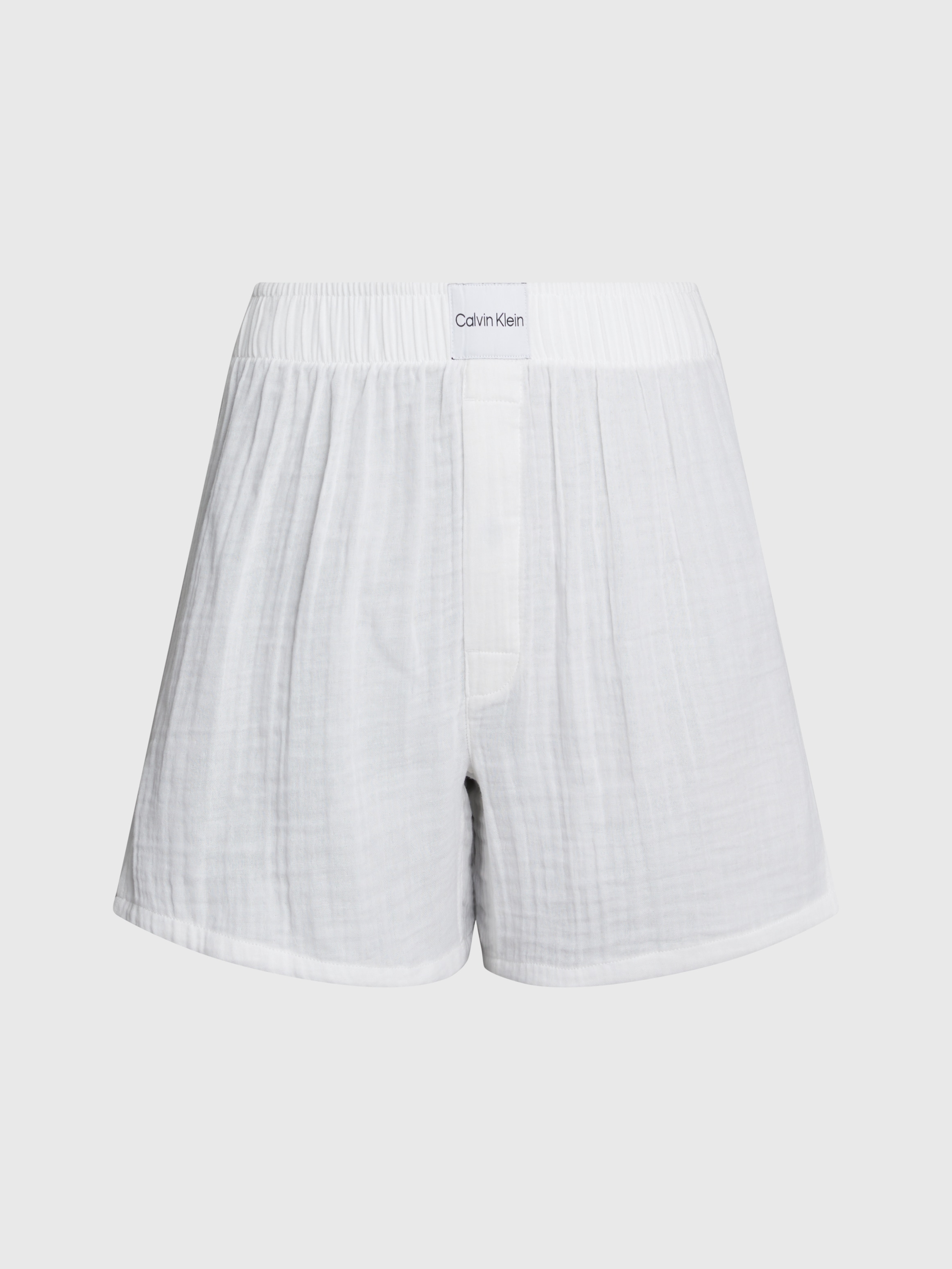 Calvin Klein Underwear Schlafshorts »BOXER SLIM«, mit Markenlabel auf dem Bund