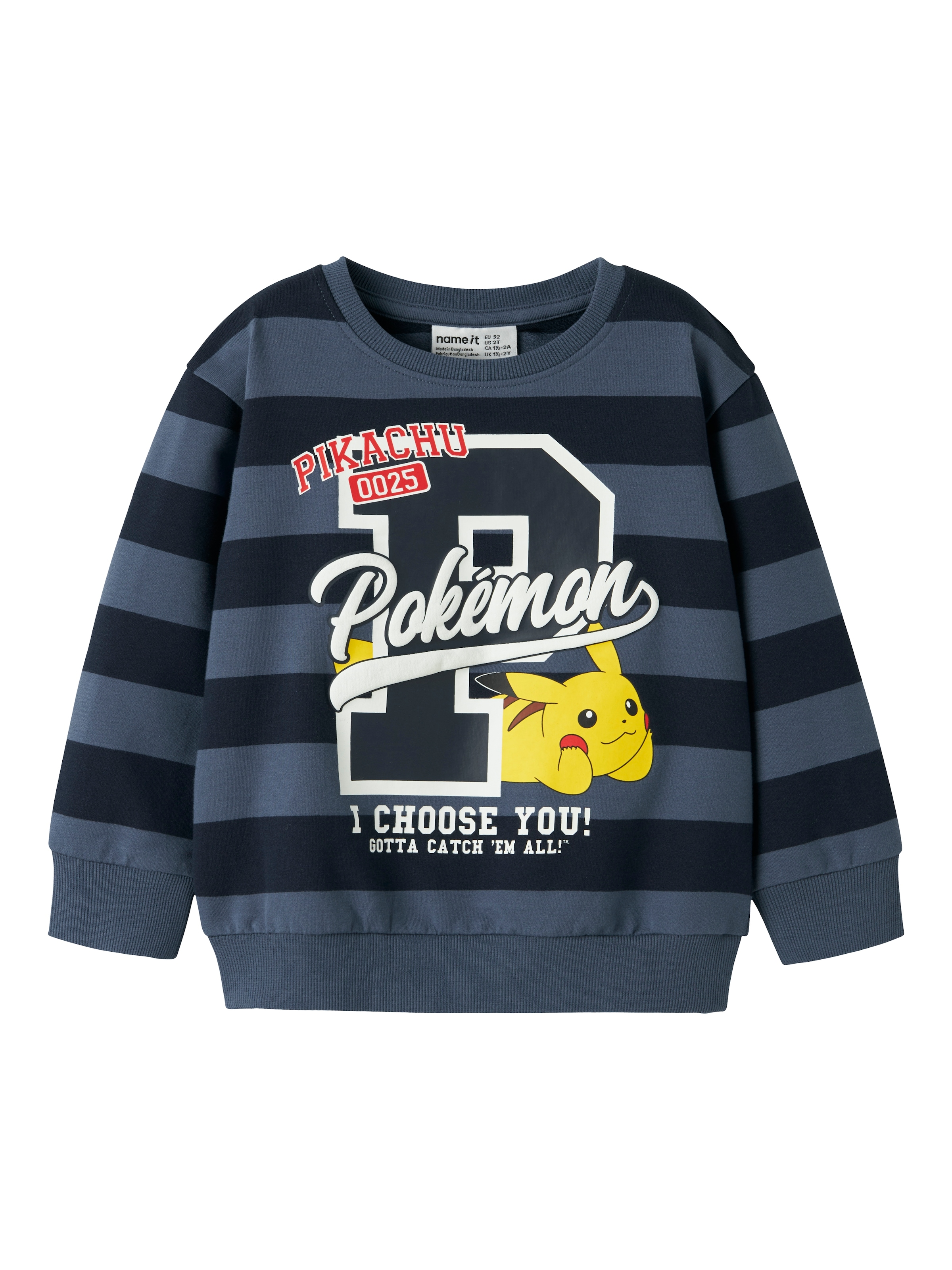 Image of Name It Sweatshirt "NMMJOSEF POKEMON NREG SWEAT UNB SKY", Baumwollmischung, regular fit
