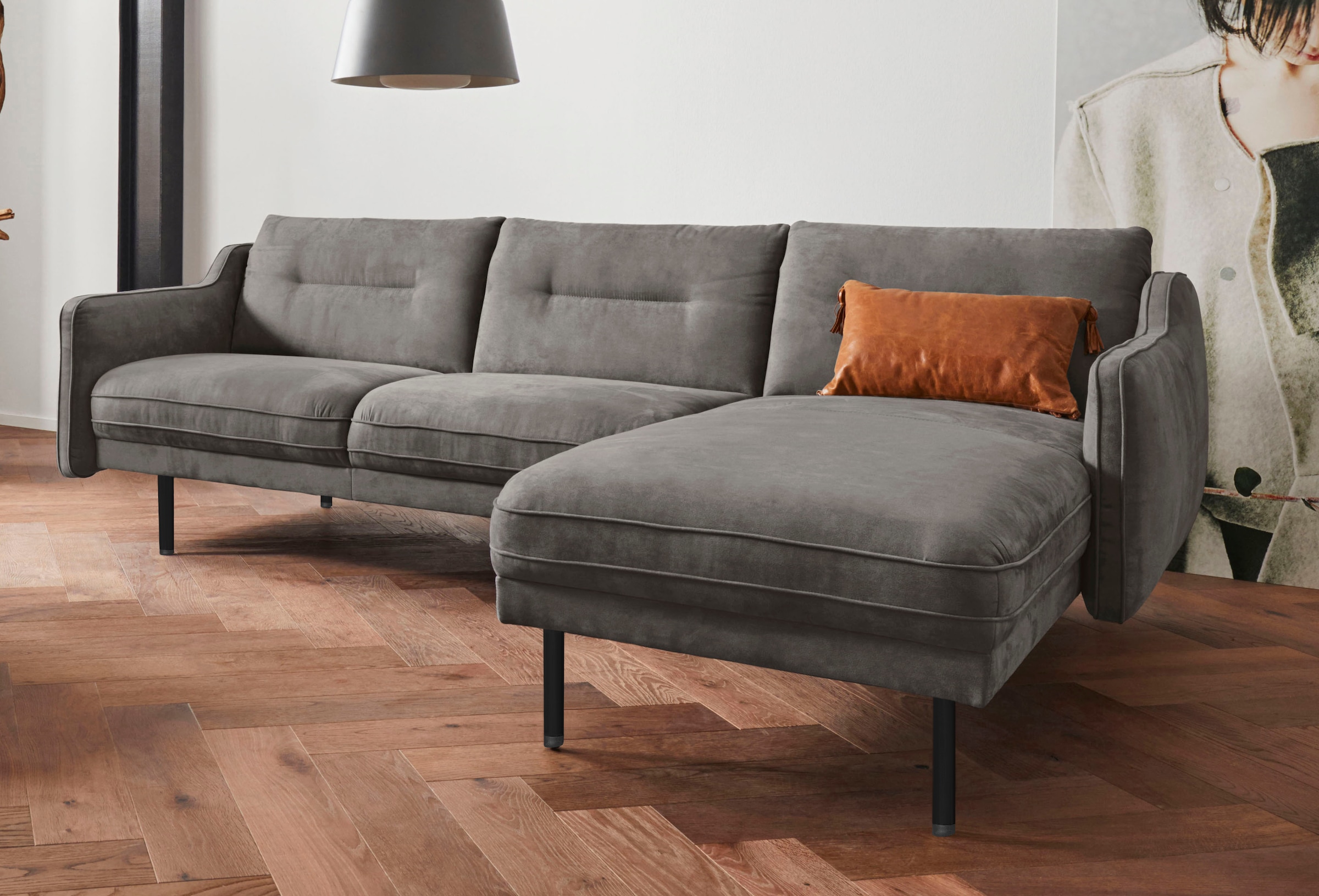 andas Ecksofa »Nordfyn L-Form«, edles Design in 3 Bezugsqualitäten, Design by Morten Georgsen