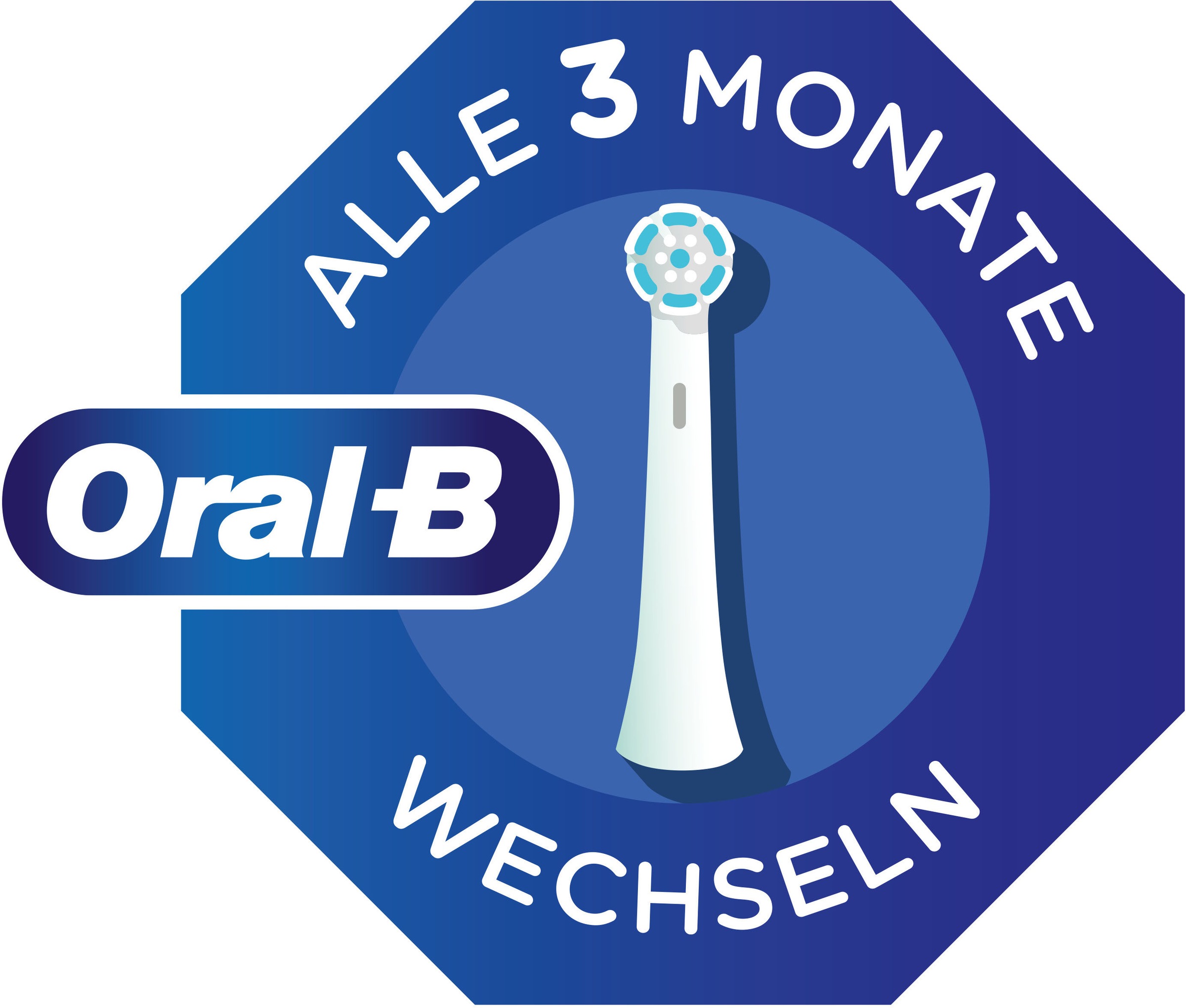 Oral-B Aufsteckbürsten »Pro Precision Clean« Zahnreinigung mit innovativen X-förmigen Borsten