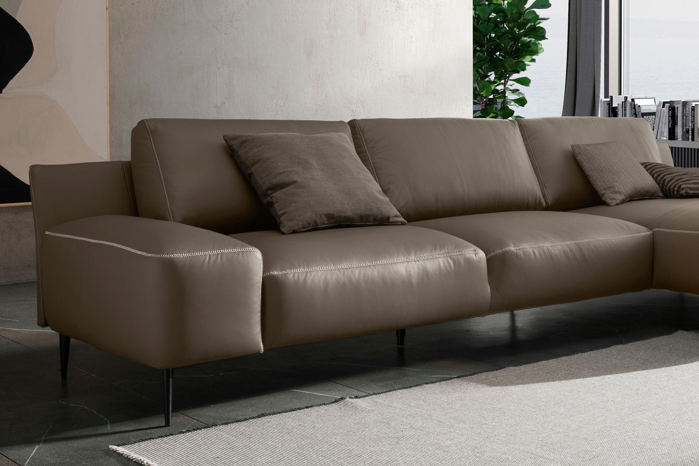 designwerk Ecksofa »Forma L-Form, zeitloses Designsofa mit aktuellem Fuss«, in hochwertiger Verarbeitung & tollem Sitzkomfort