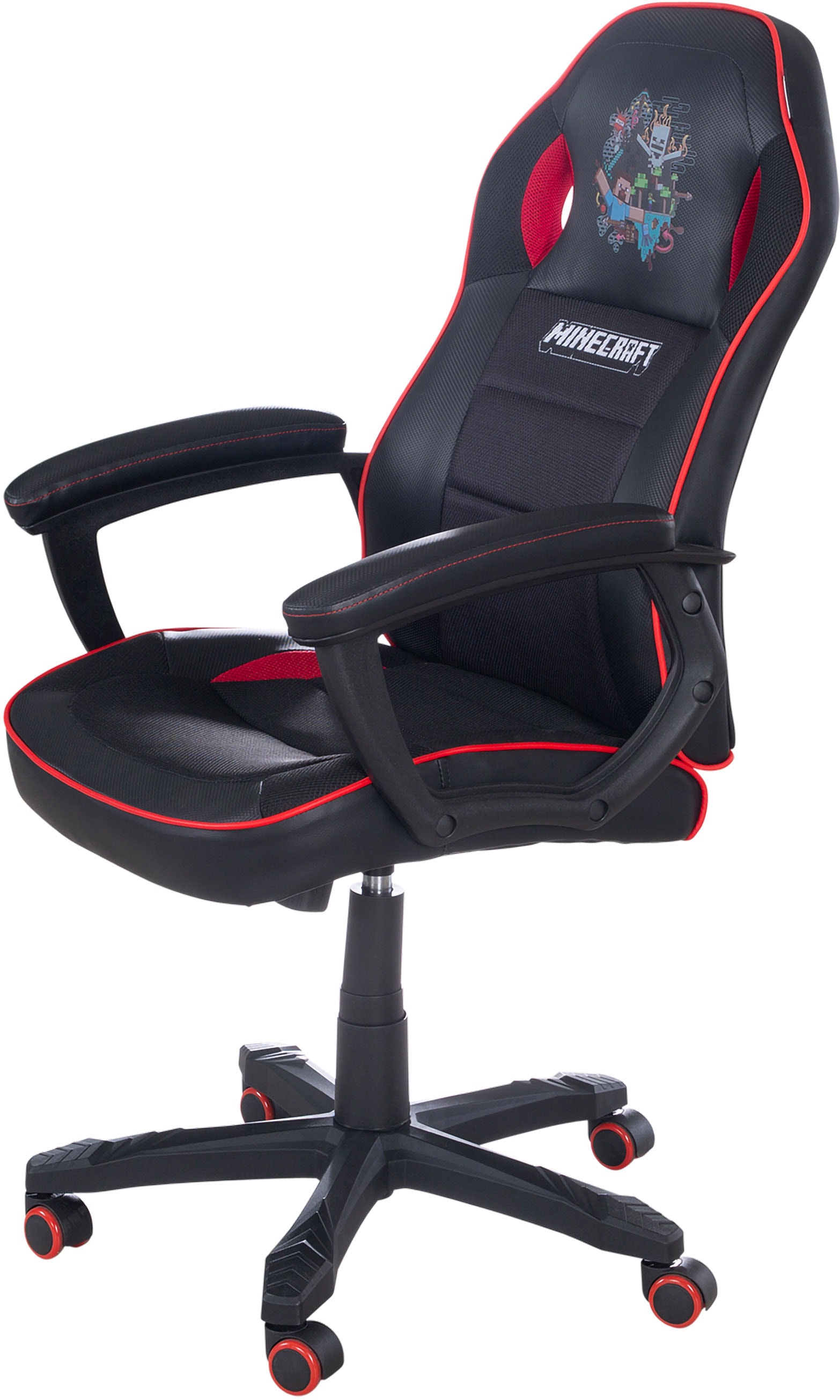 Phoenix Gaming-Stuhl () 1 Stk.rote Absetzungen, Racing Chair