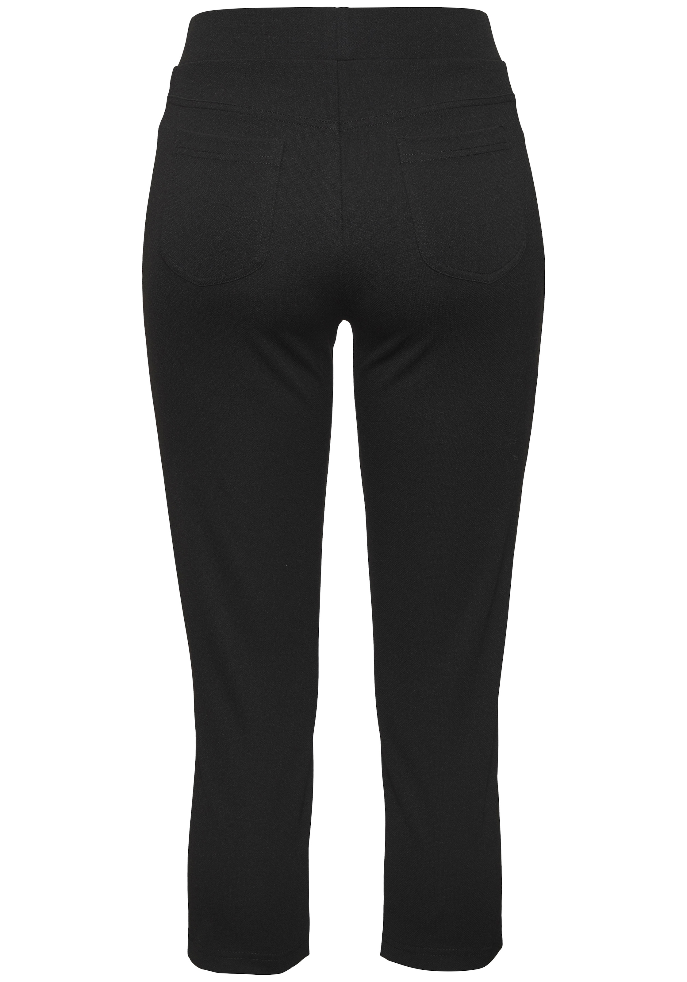 LASCANA Caprileggings »Schlupfhose«  mit Biese an den Beinen