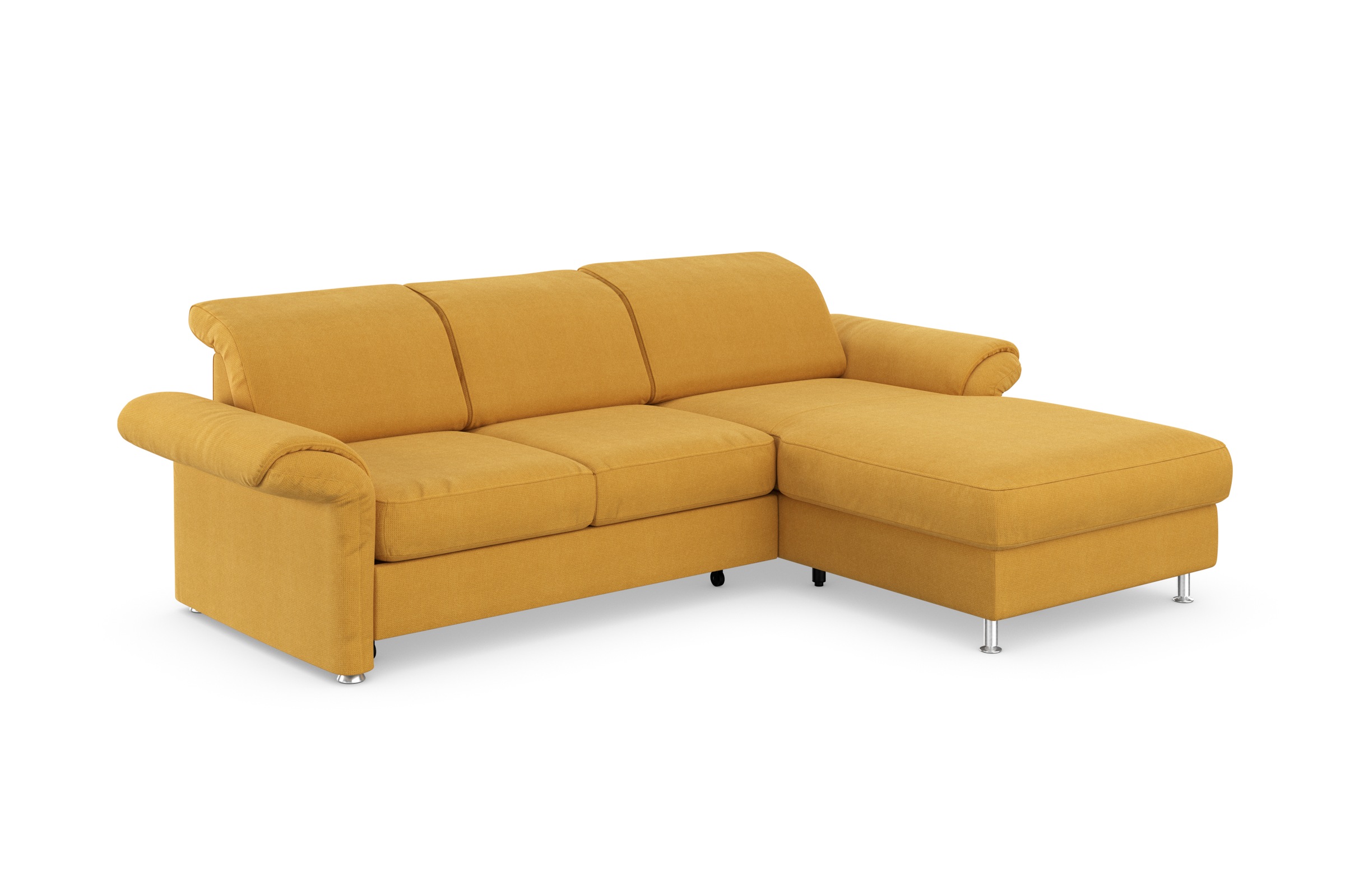 sit&more Ecksofa »Apulia L-Form«, wahlweise Bettfunktion, Bettkasten und Kopf- und Armteilverstellung